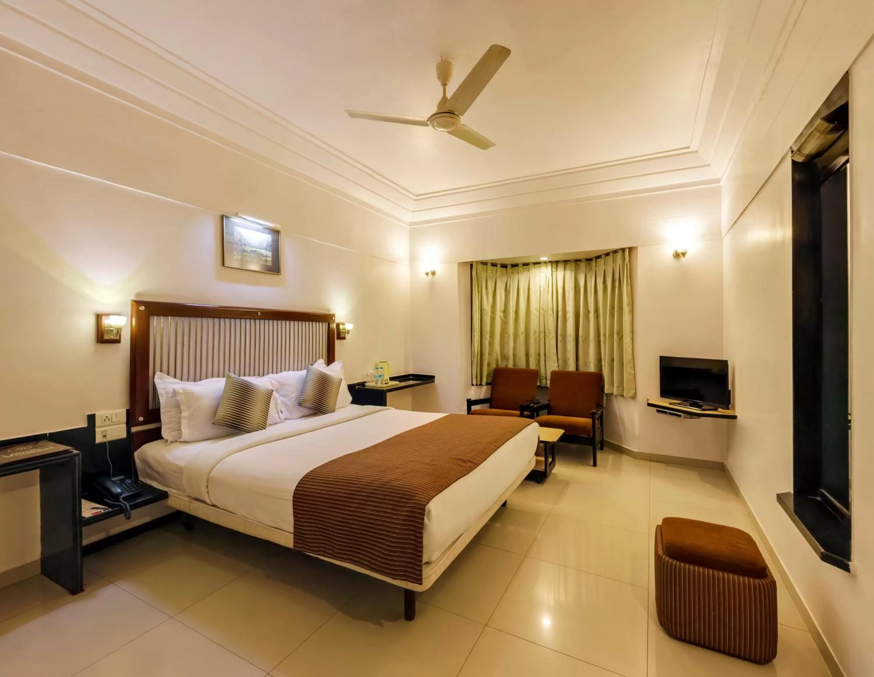Photo of the whole room, Bed in Hotel Vrishali Executive