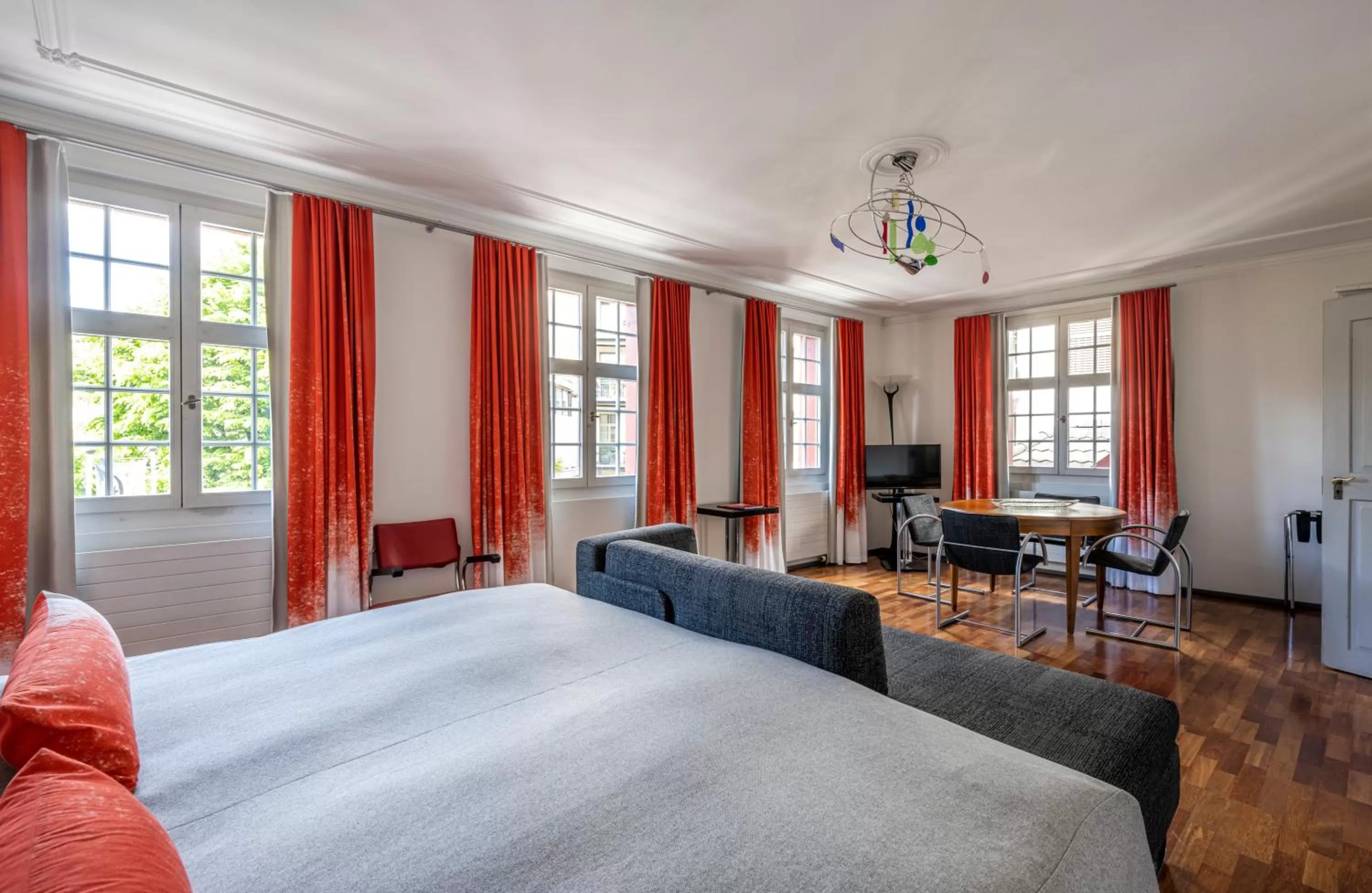 Bed in Hotel Hofgarten Luzern