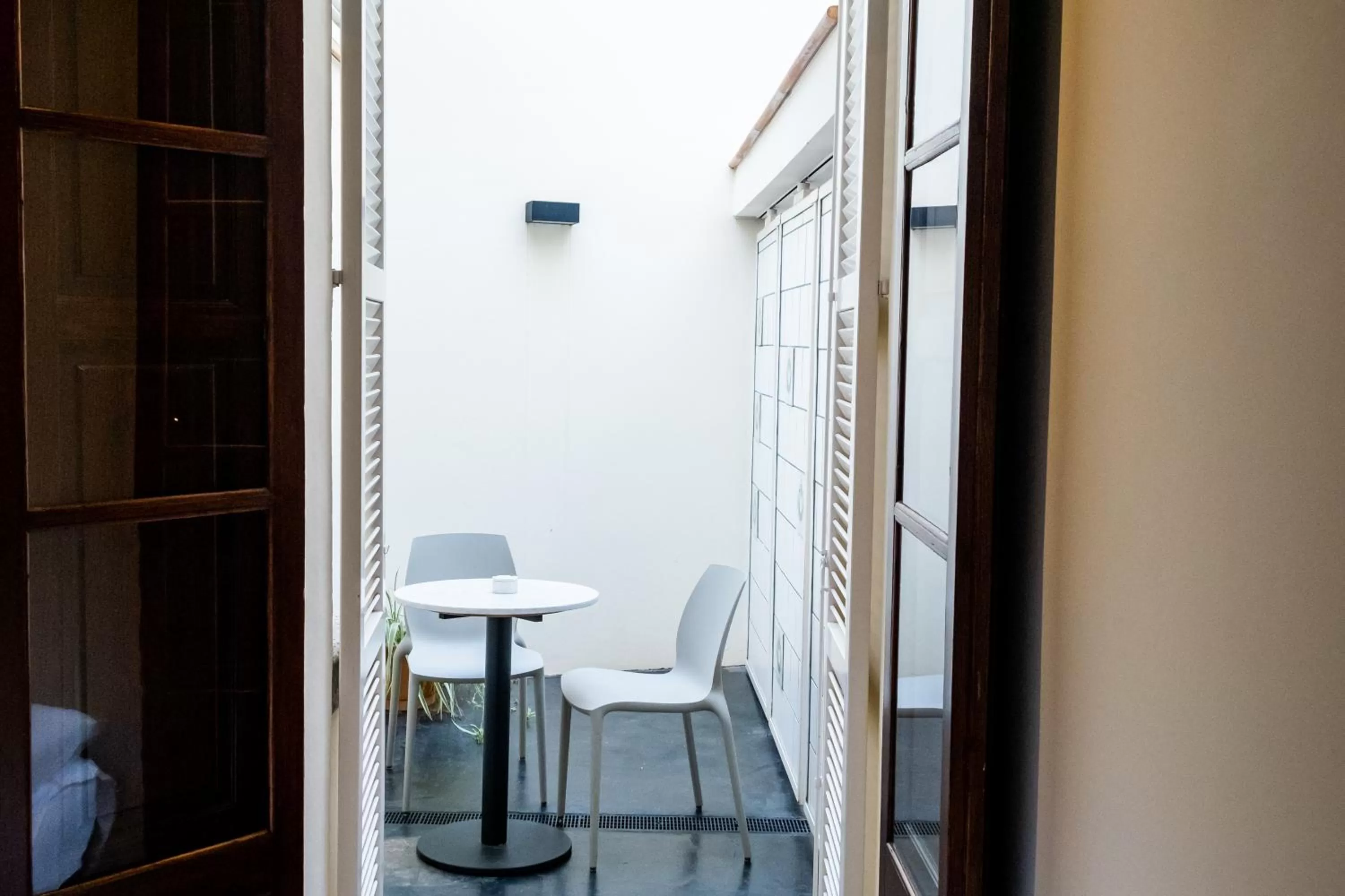 Patio in "unic, turisme d'interior"