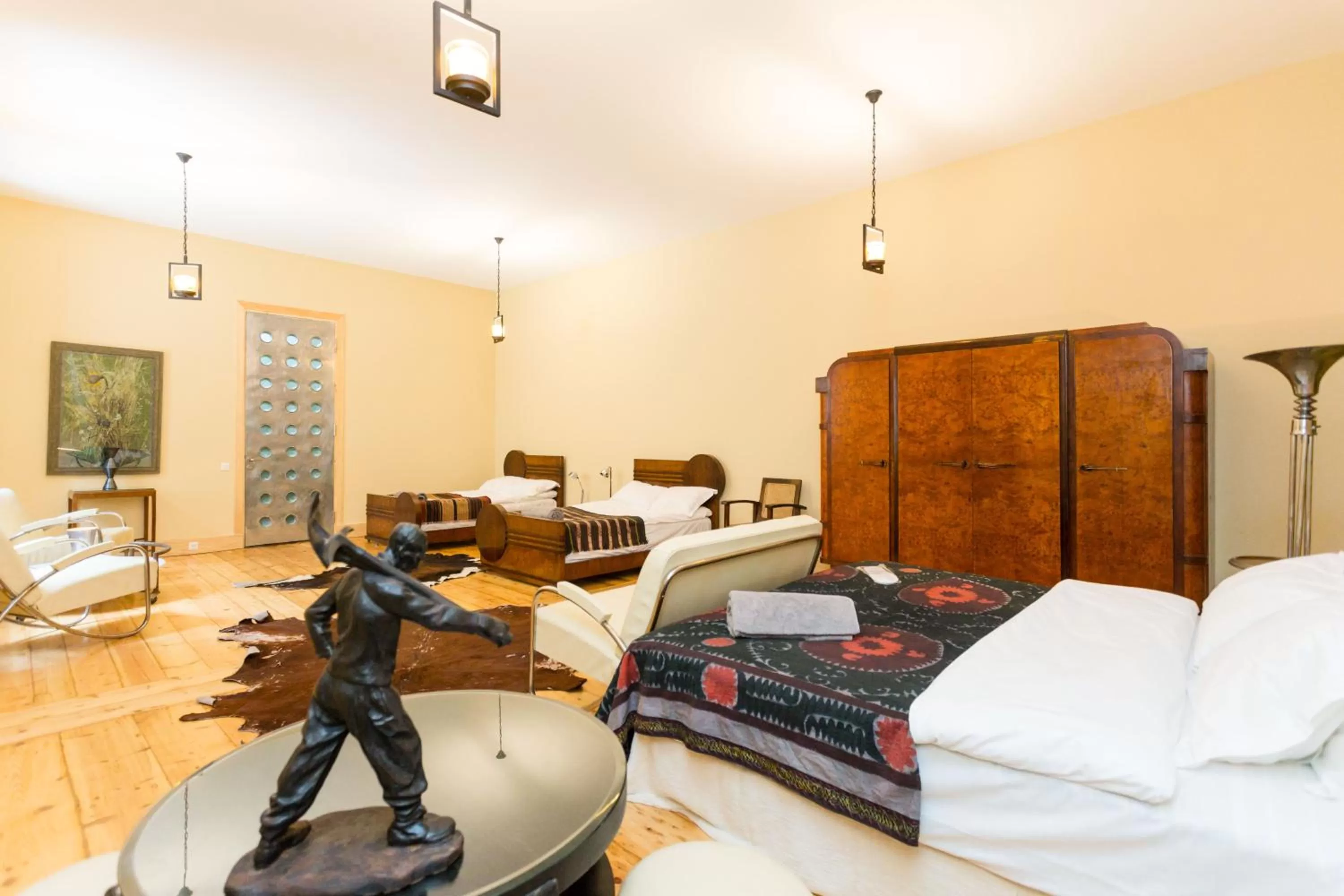 Living room, Bed in Castle in Old Town