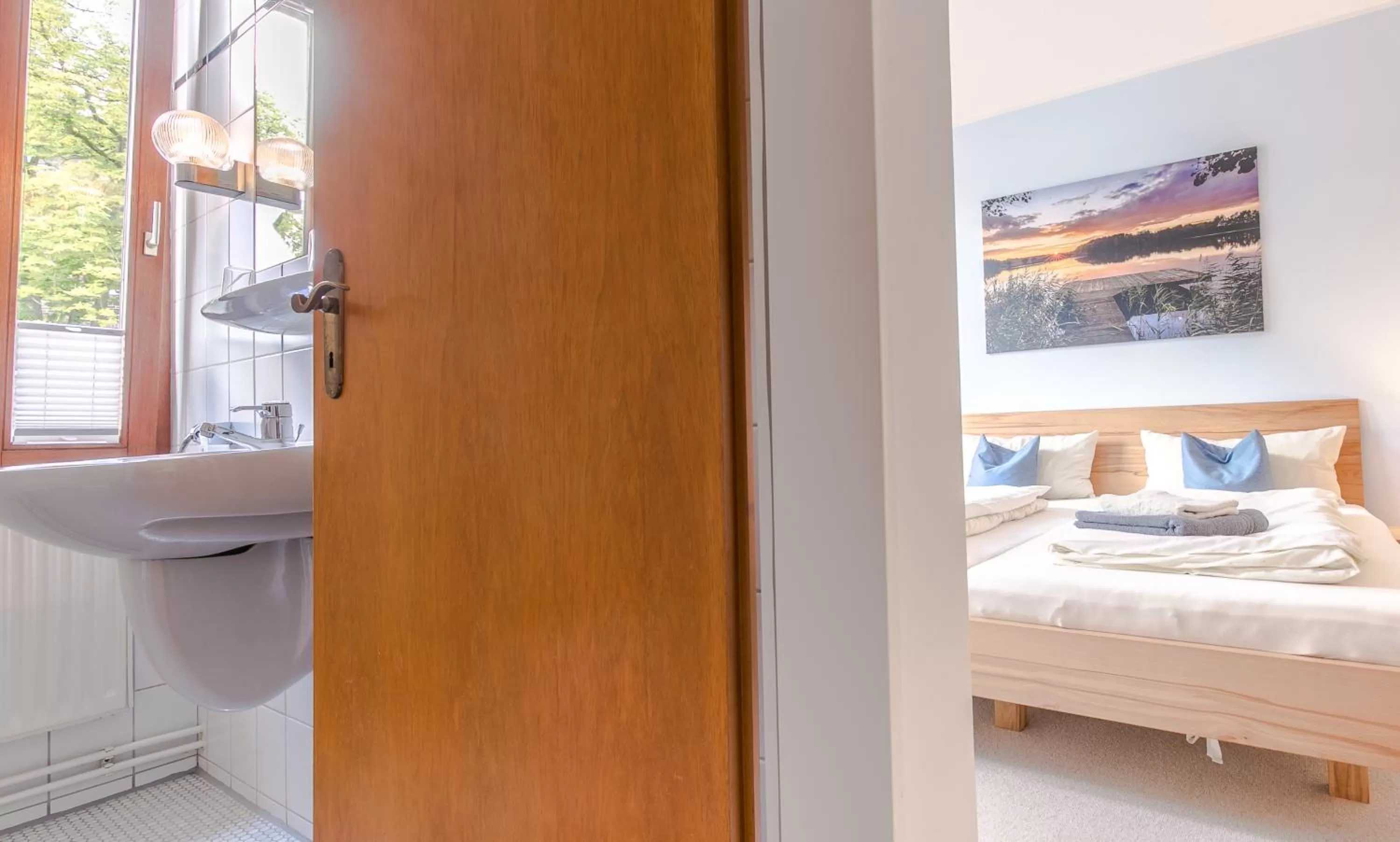 Bed in Hotel Johnsburg