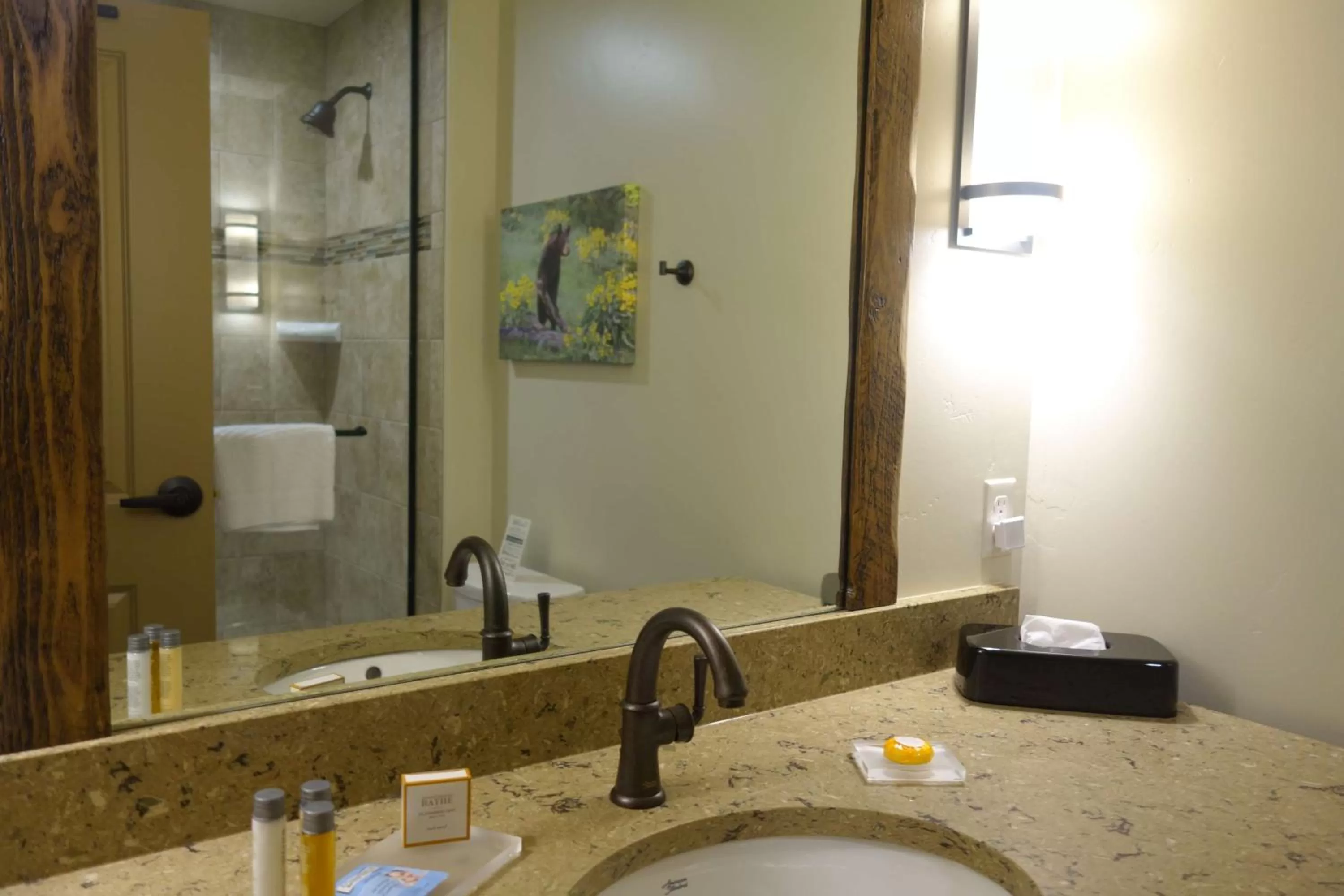 Bathroom in Glacier International Lodge