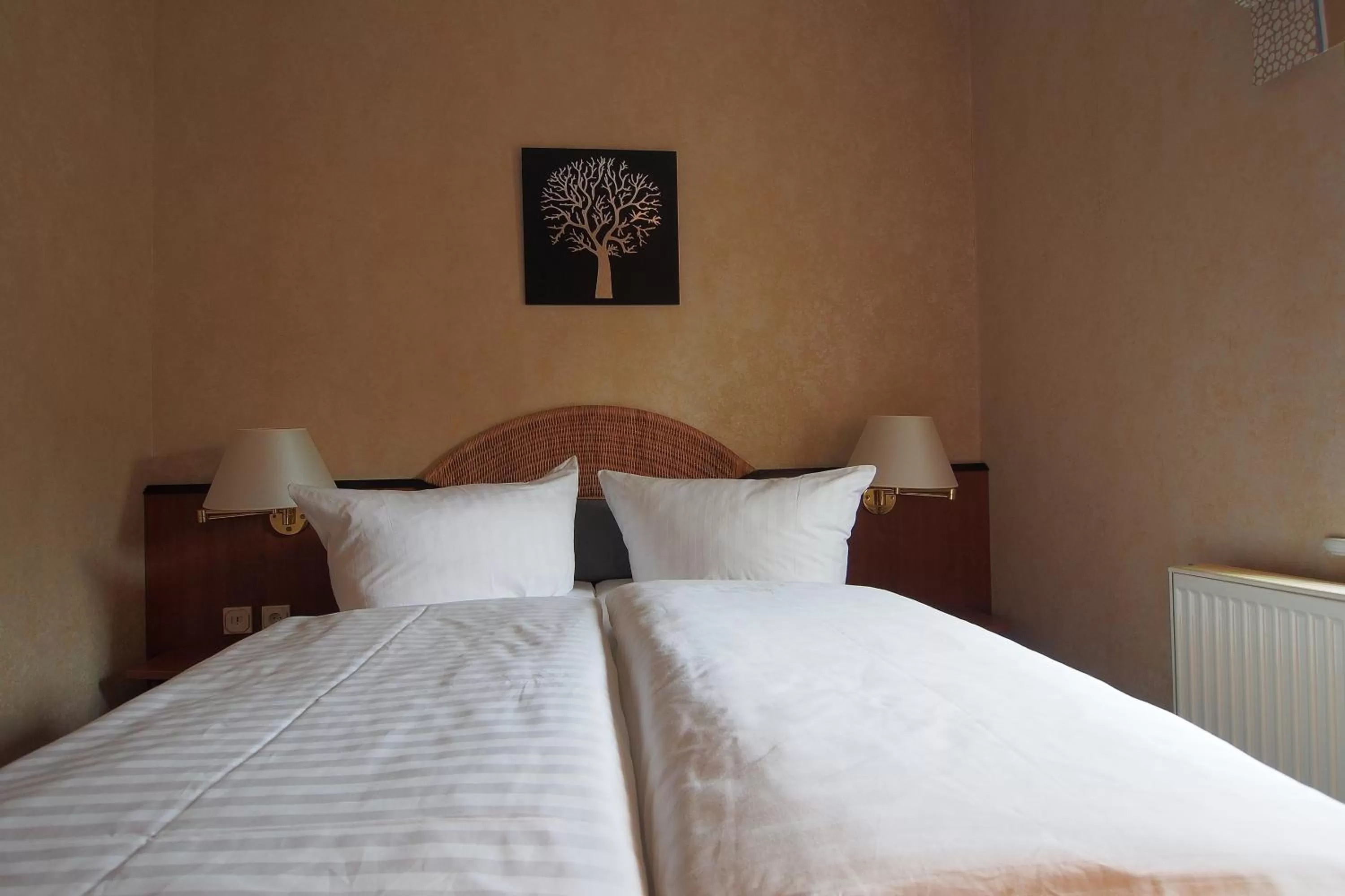 Bed in Hotel Schlossvilla Derenburg