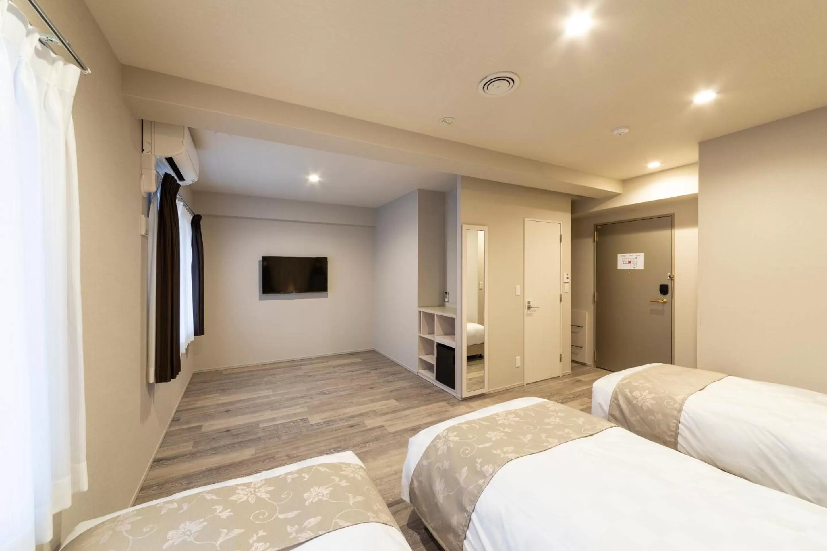 Photo of the whole room, Bed in SARASA HOTEL Dotonbori