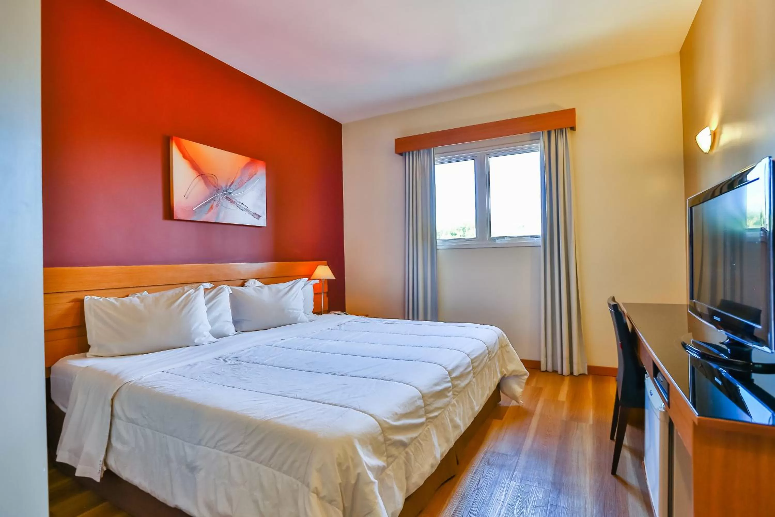 Bed in Red Roof Inn Jundiaí