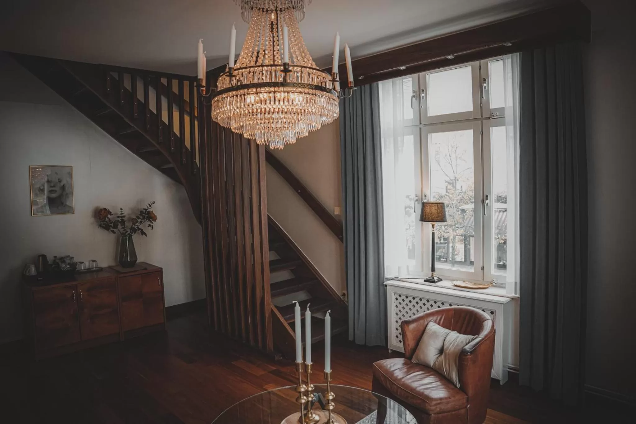 Seating area in Mojo Hotell