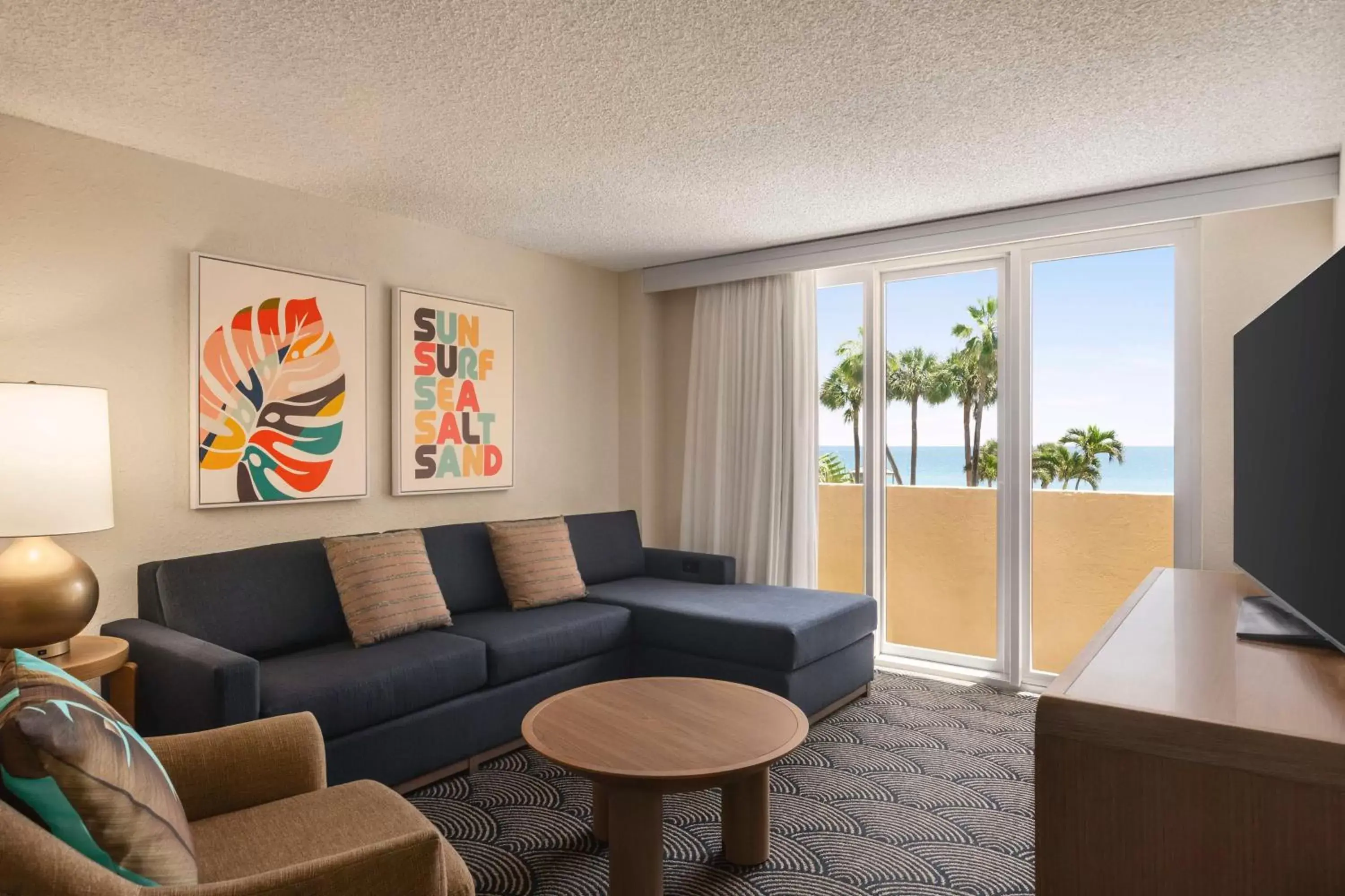 Suite, 2 Queen Beds, Partial Oceanview, Juliet Balcony in Embassy Suites by Hilton Deerfield Beach Resort & Spa Suite, 2 Queen Beds, Partial Oceanview, Juliet Balcony in Embassy Suites by Hilton Deerfield Beach Resort & Spa
