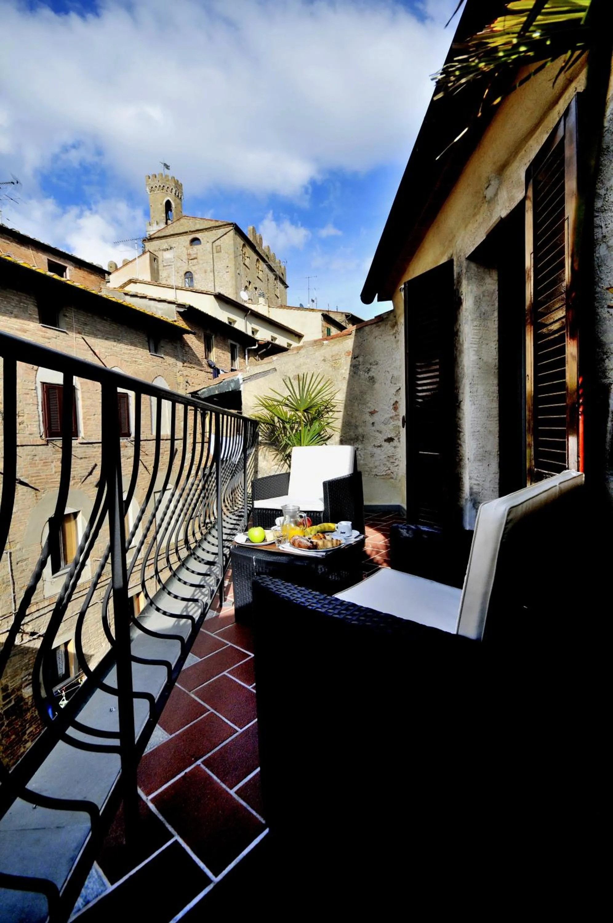 Balcony/Terrace in Hotel Volterra In Superior