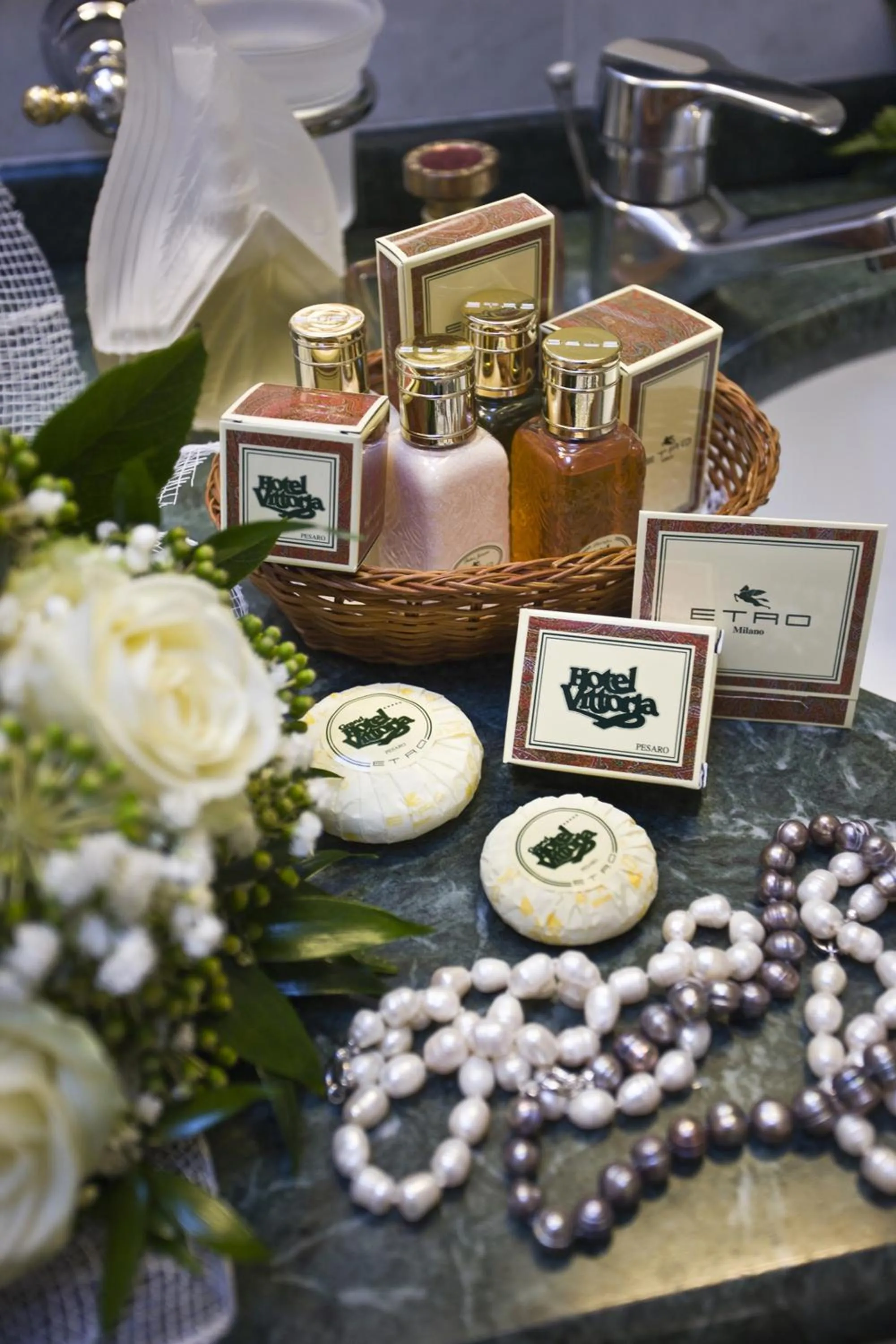 Decorative detail in Hotel Vittoria