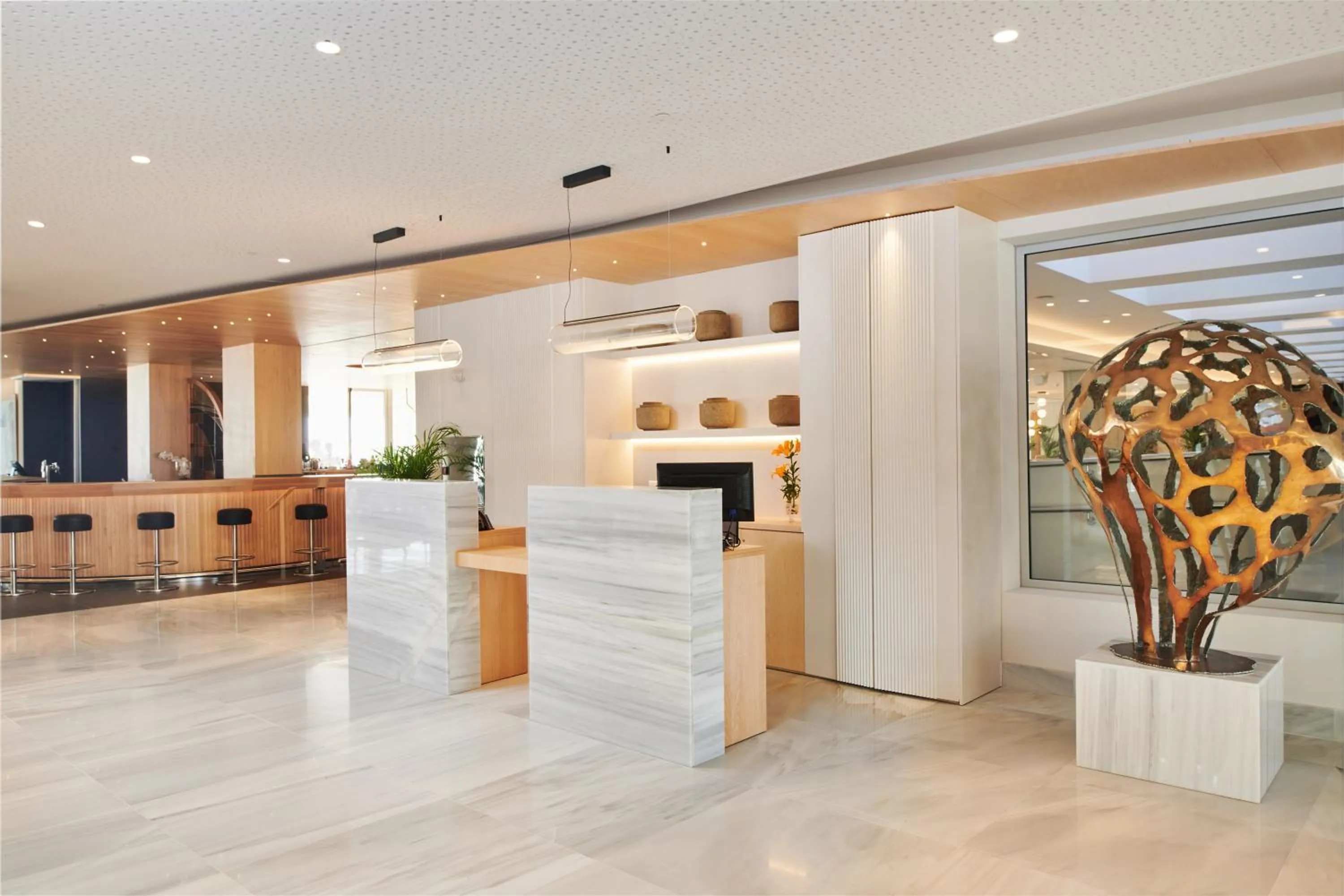 Lobby or reception in Hipotels Mediterraneo Hotel - Adults Only