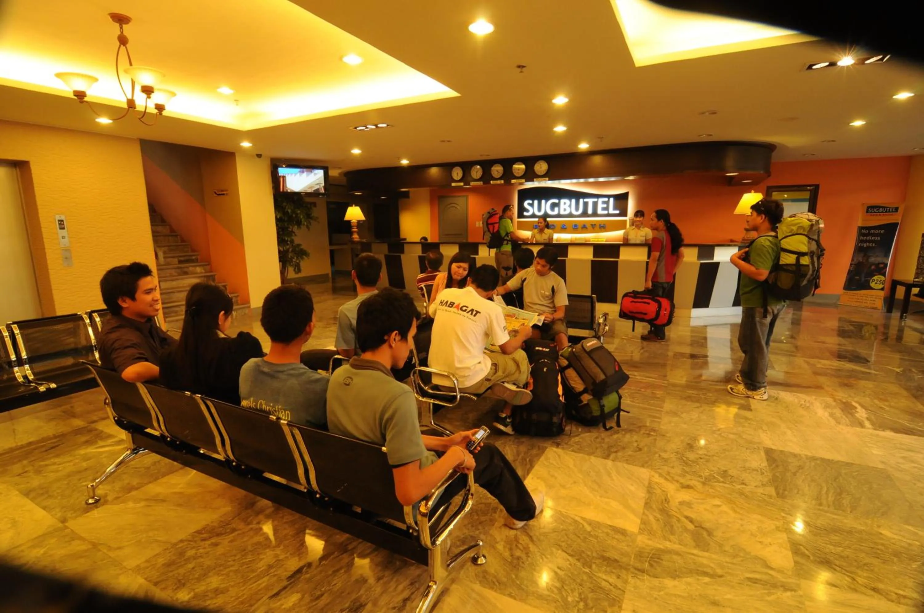Lobby or reception in Sugbutel Family Hotel Cebu powered by Cocotel