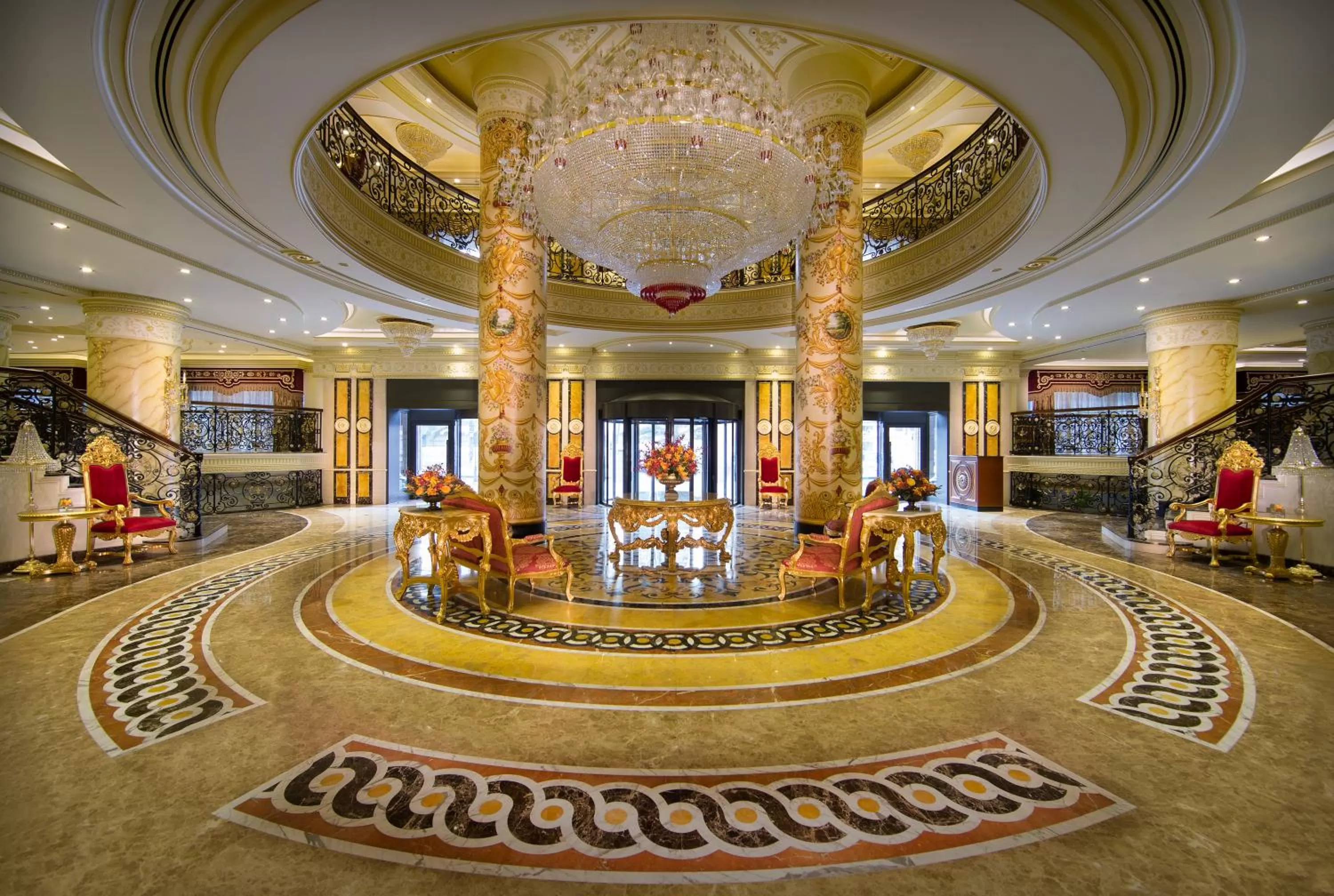Lobby or reception in Royal Rose Abu Dhabi, a Curio Collection by Hilton Affiliated Hotel