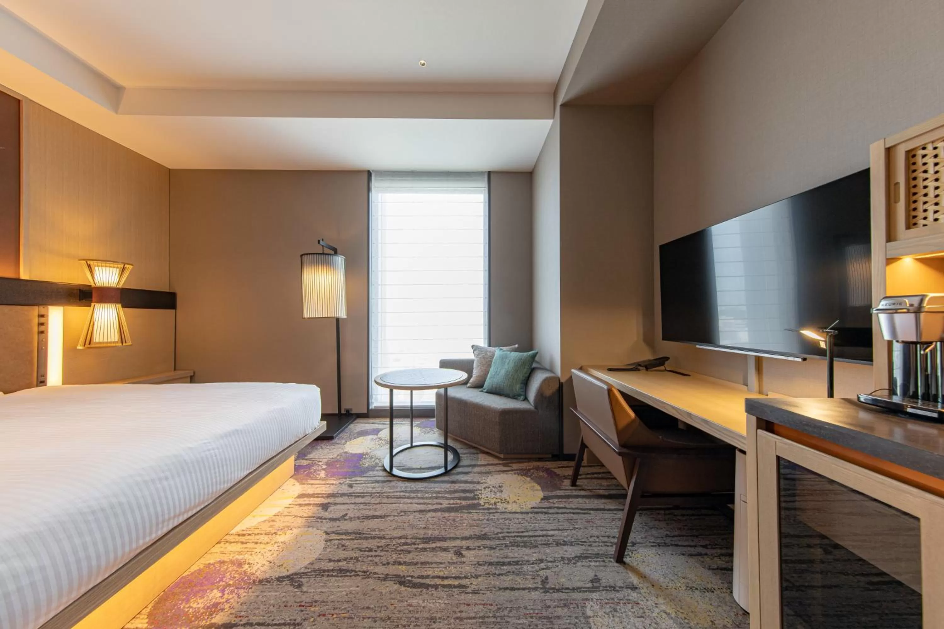 Photo of the whole room, Bed in THE BLOSSOM HAKATA Premier