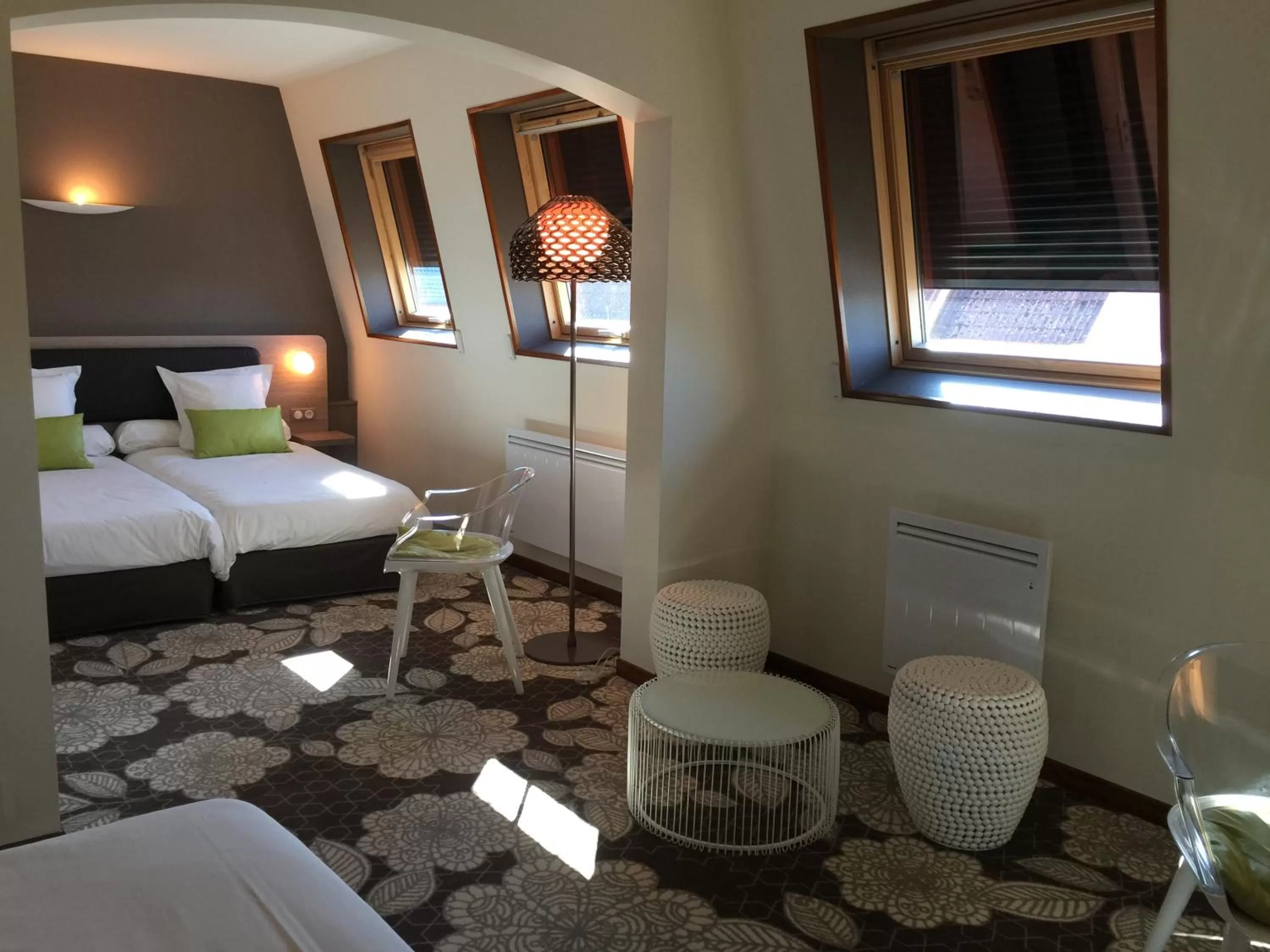 Photo of the whole room, Bed in Hôtel Restaurant Vaillant Colmar Nord