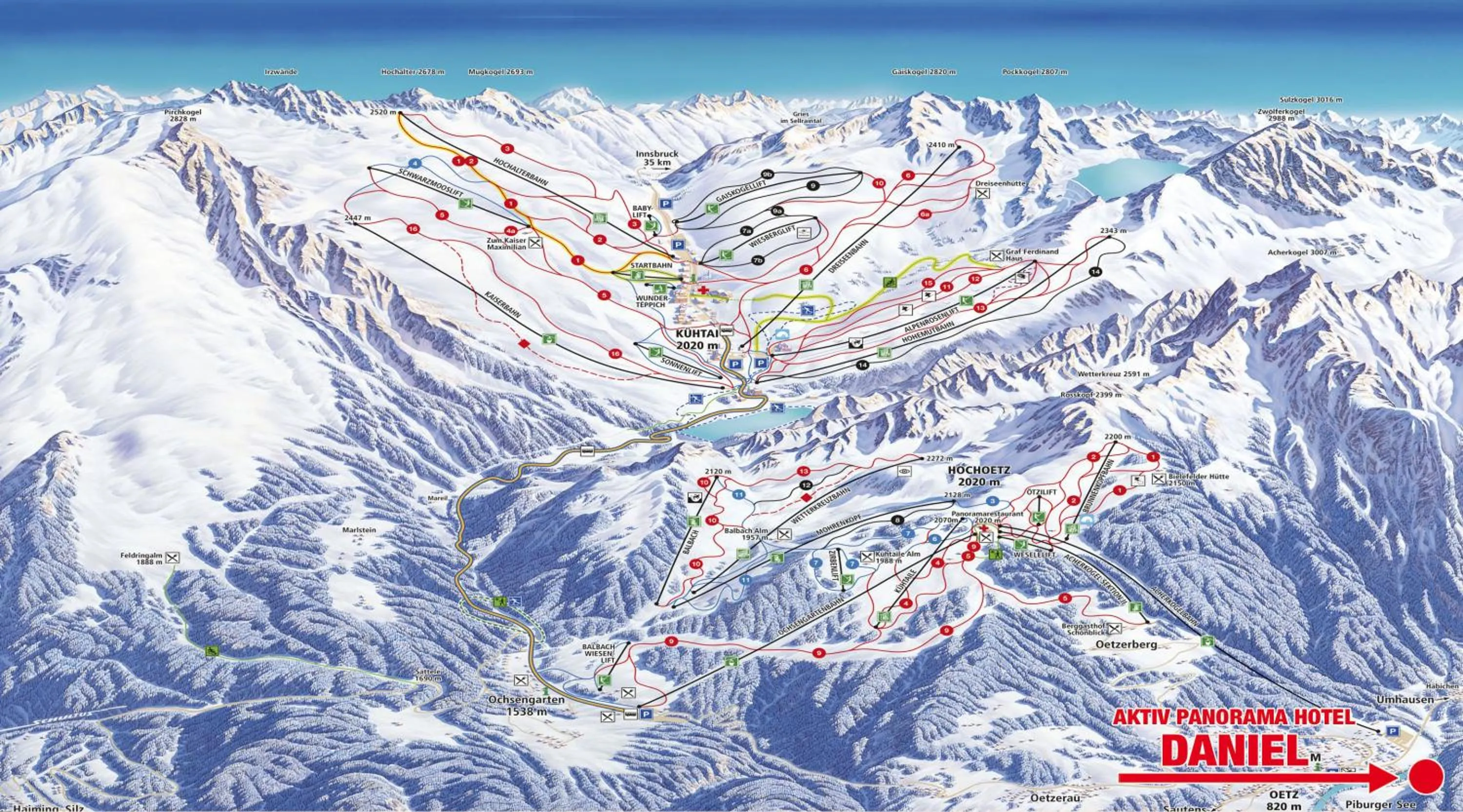 Area and facilities in Aktiv Panoramahotel Daniel