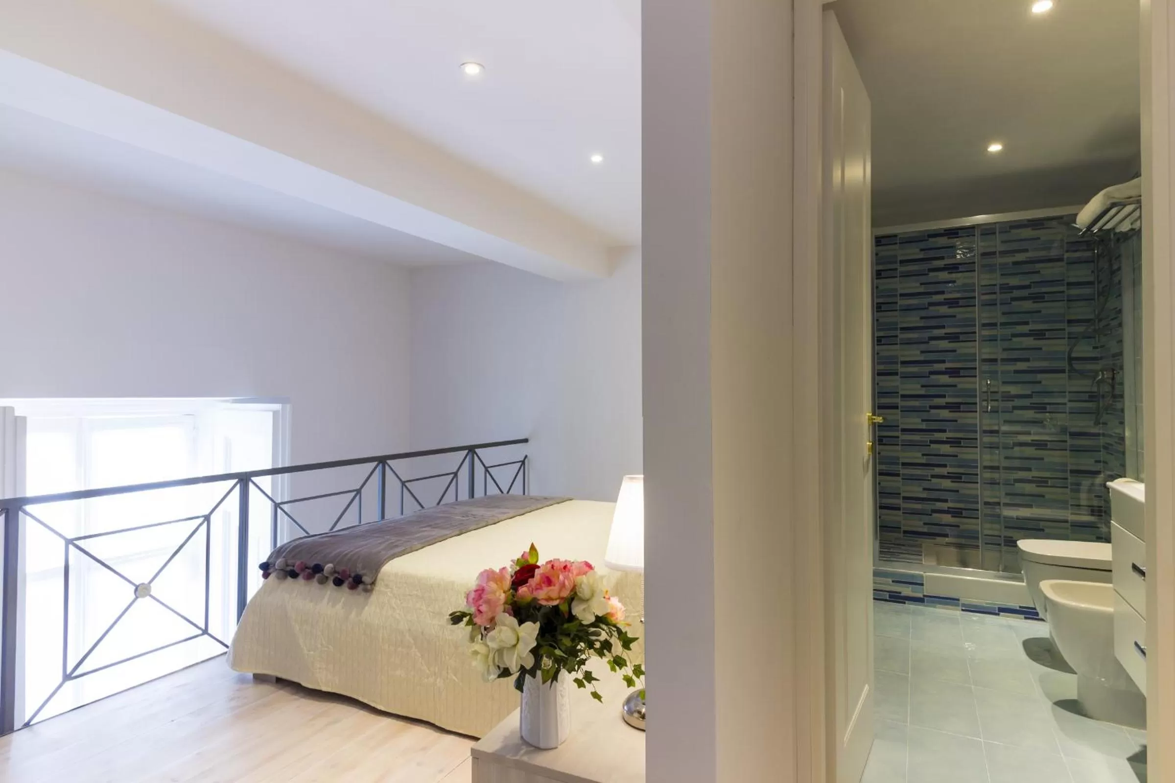 Bedroom in Palazzo d'Auria ApartHotel