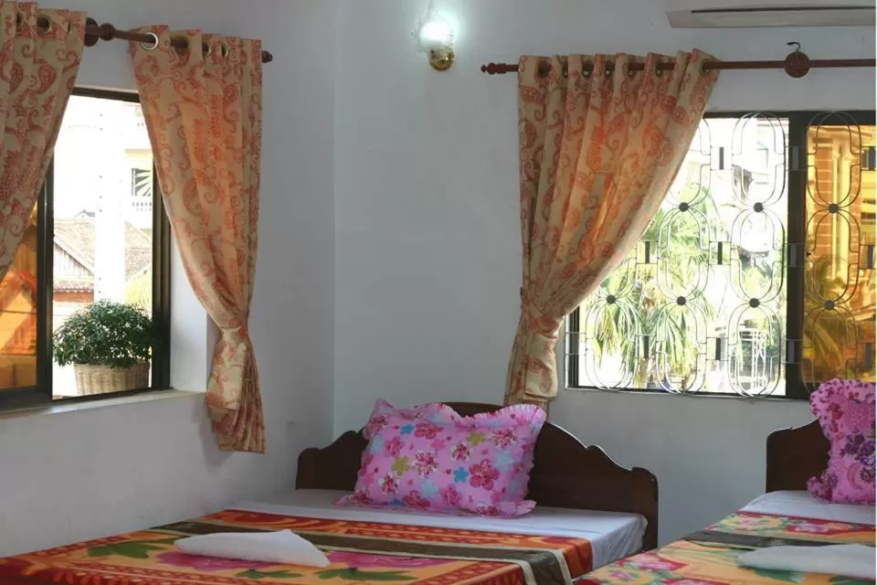 Bed in Angkor Ruby Guesthouse