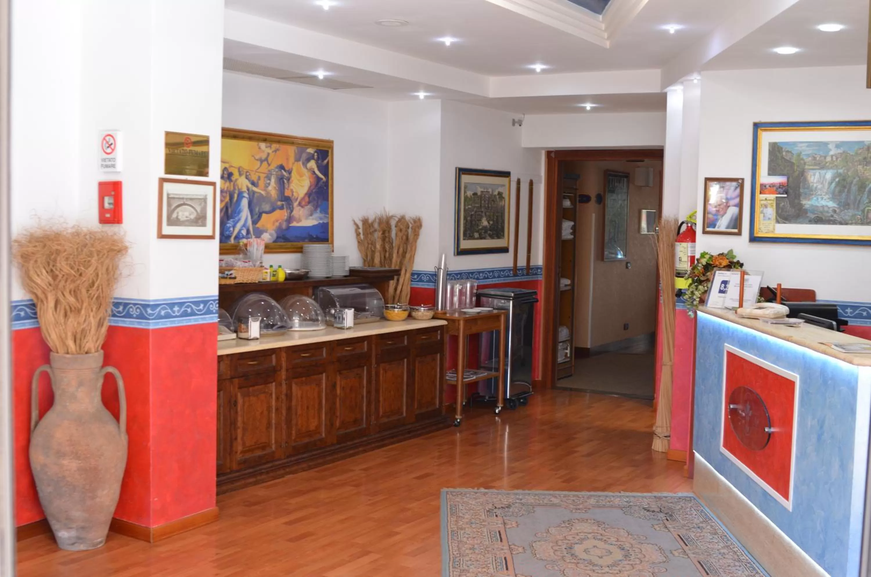 Lobby or reception in Hotel Aurora