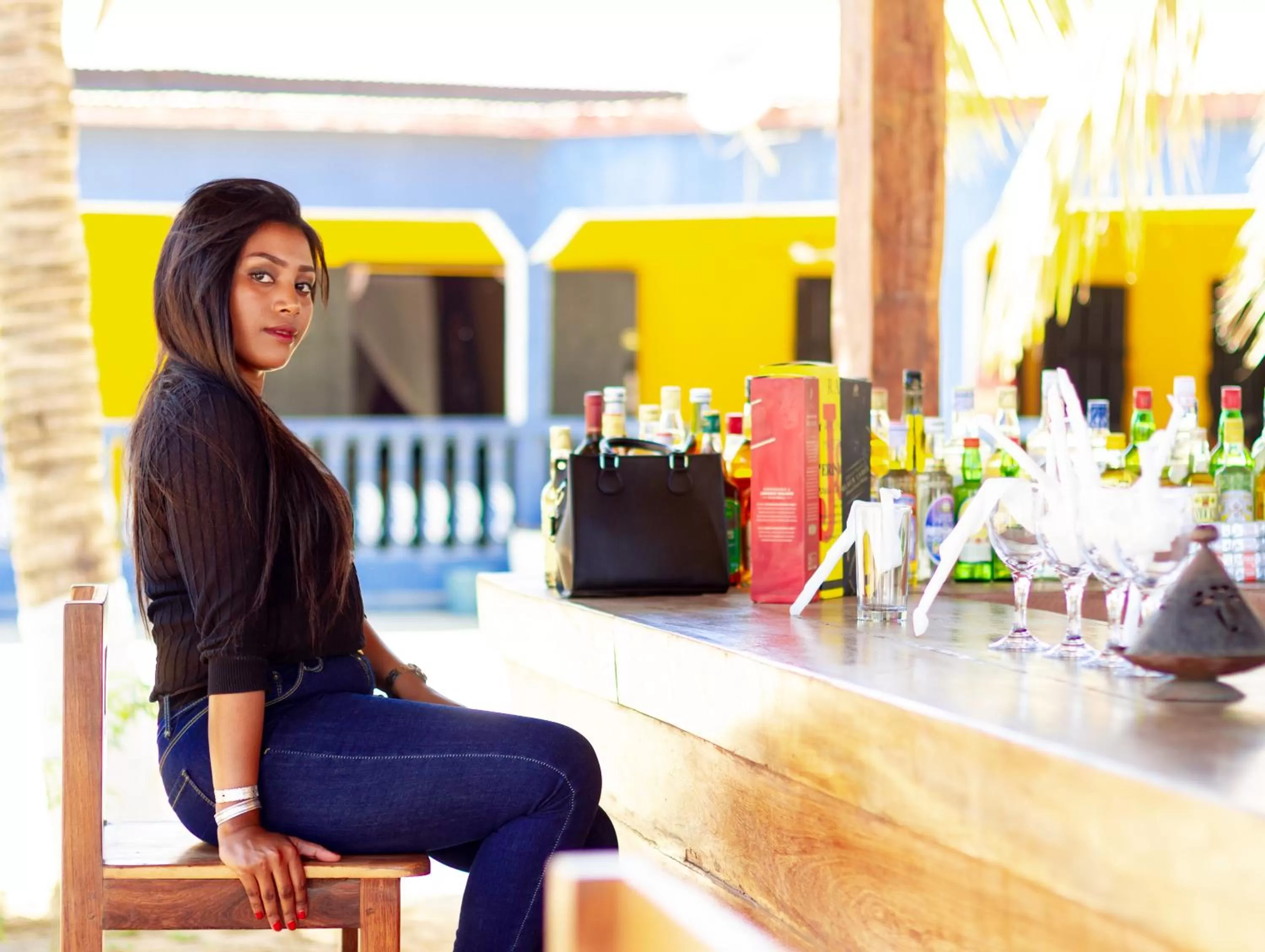 Lounge or bar in Bohobé Naboty