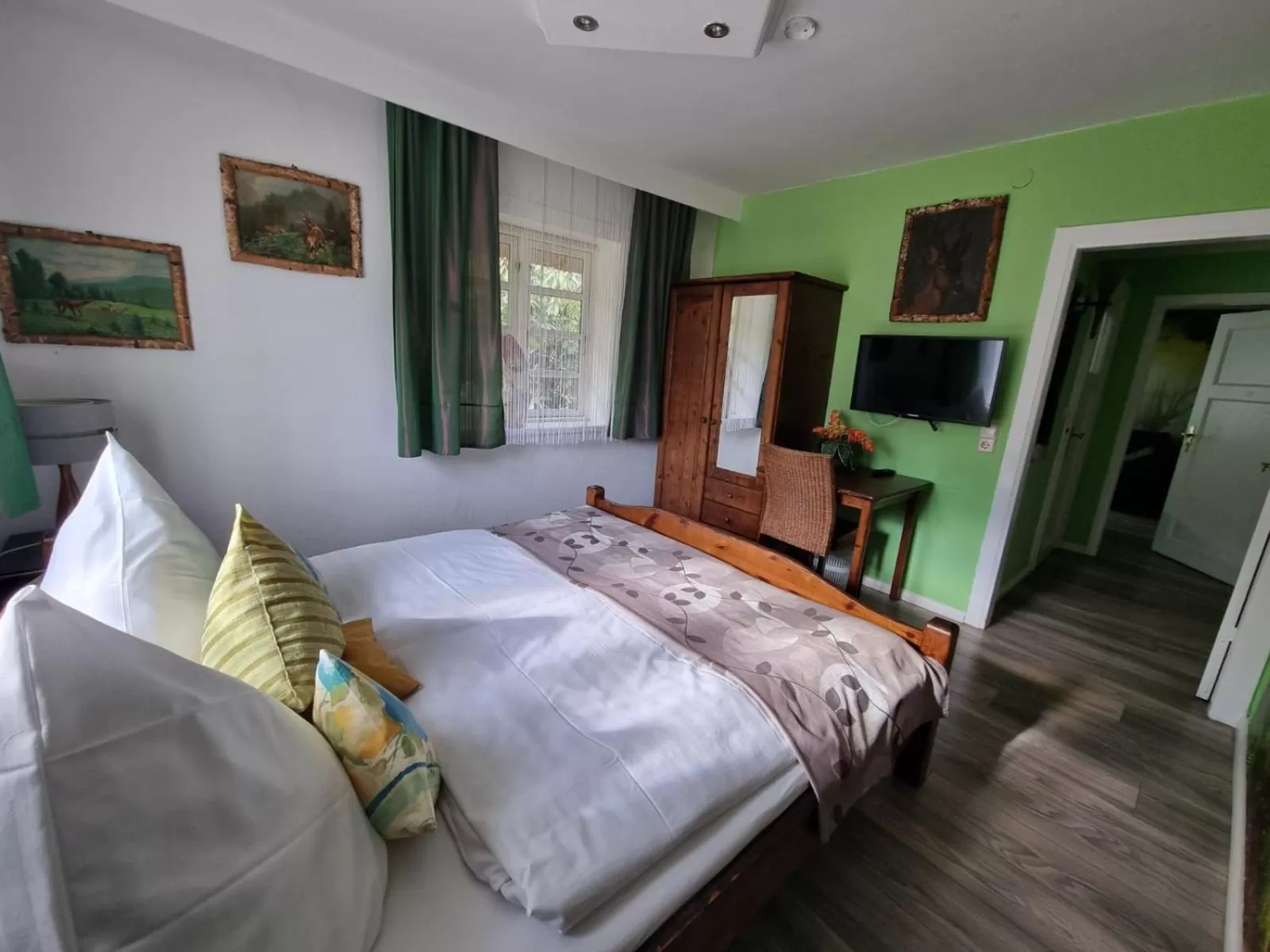 Bedroom, Bed in Forsthaus-Ferienhotel am Dobrock