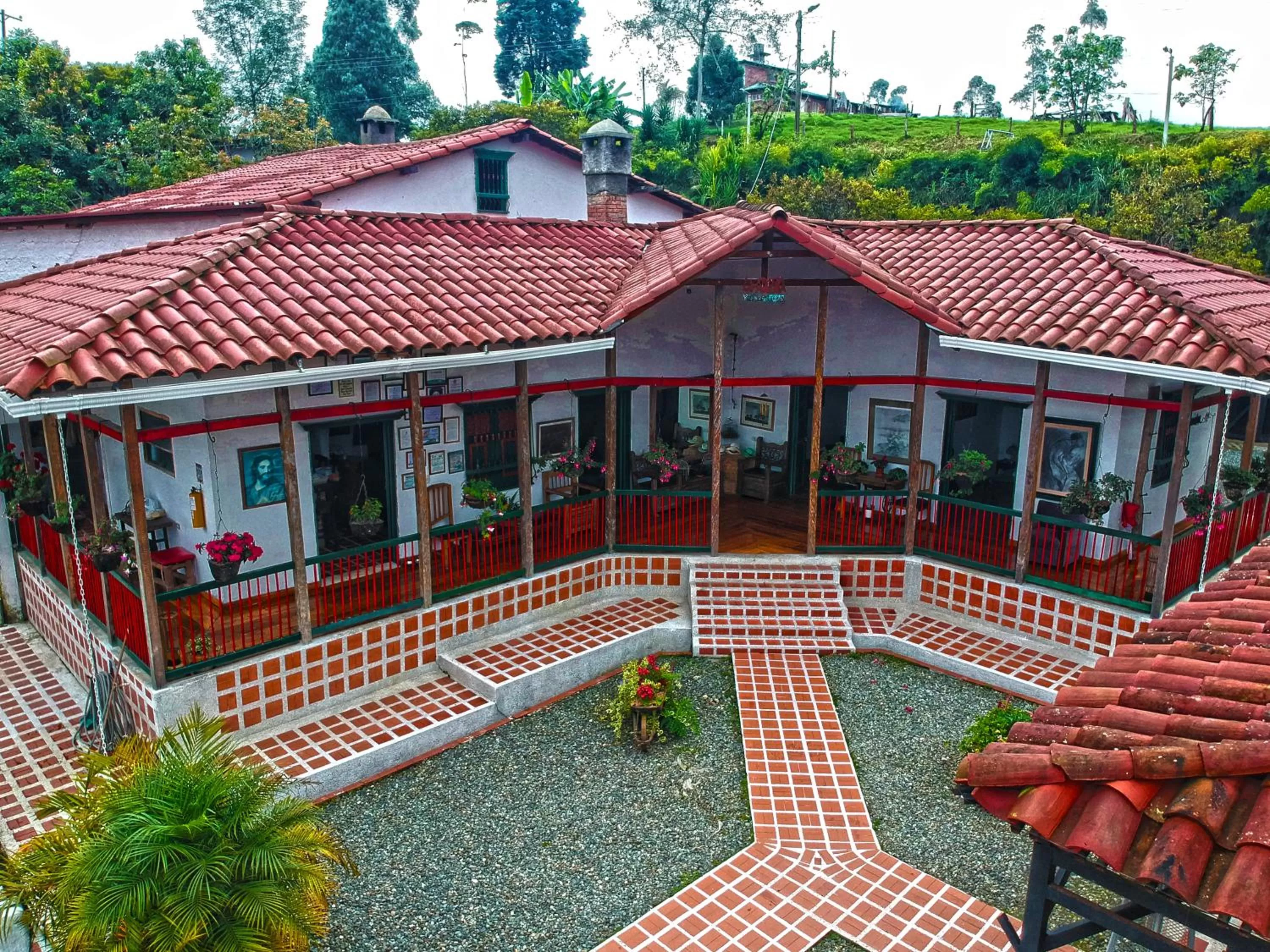 Facade/entrance in Finca Campestre La Adelita B&B