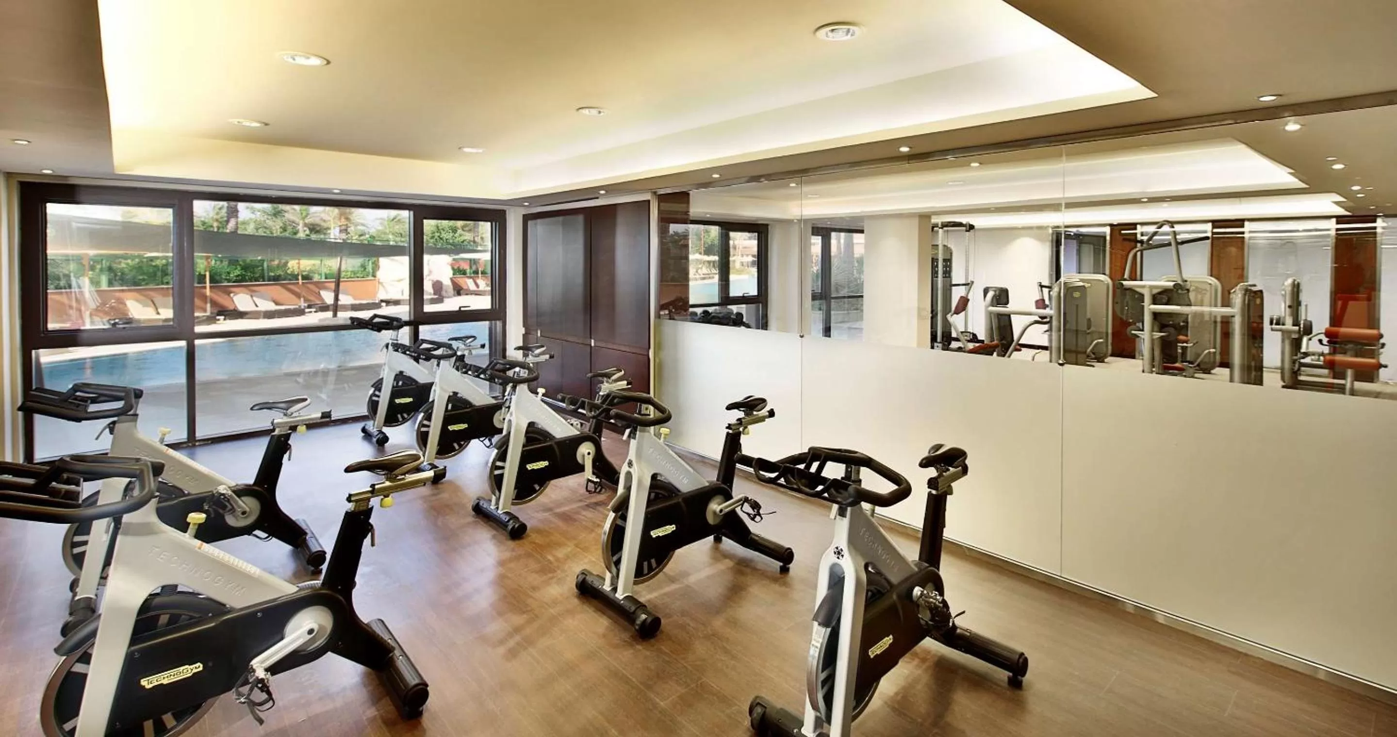 Fitness centre/facilities in Hilton Alexandria King's Ranch Hotel