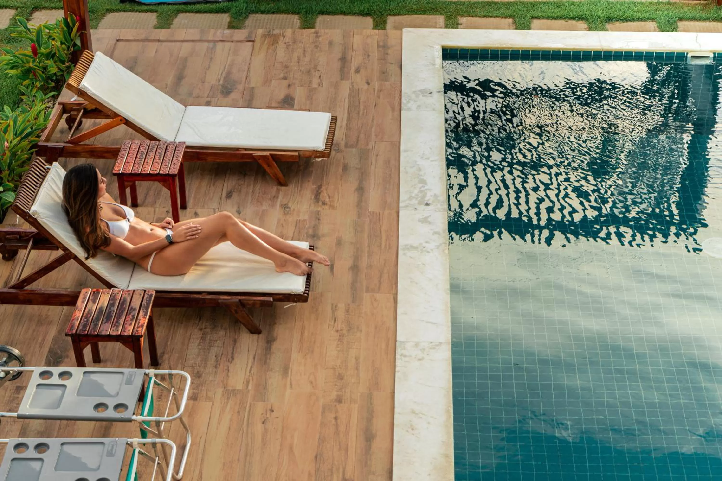 Swimming pool in Pousada Ricoco