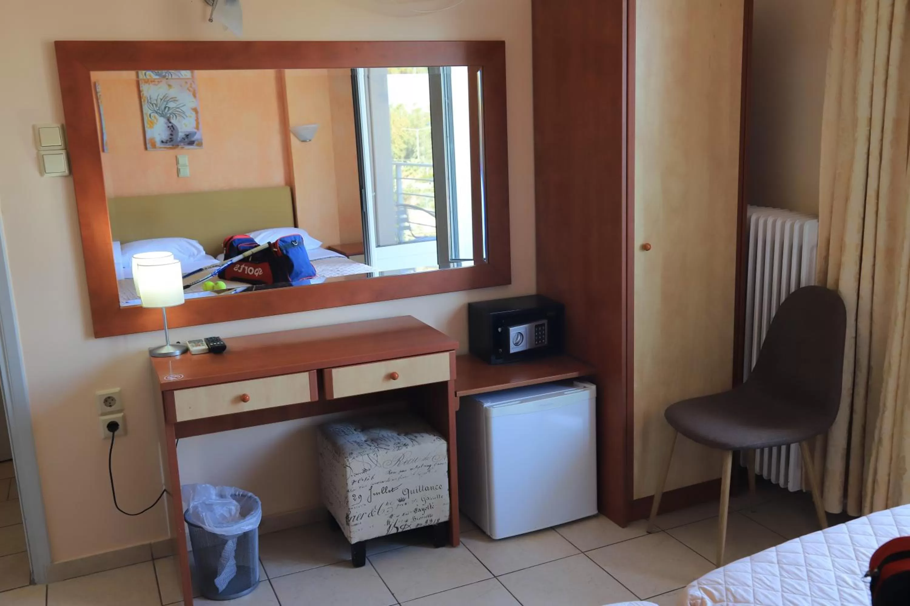 Bed in IKAROS Hotel ELLINIKO