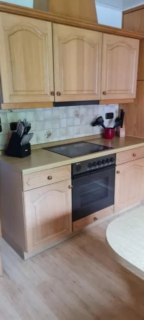 Kitchen or kitchenette in Hotel Zur Erholung & Restaurant Amme's Landhaus