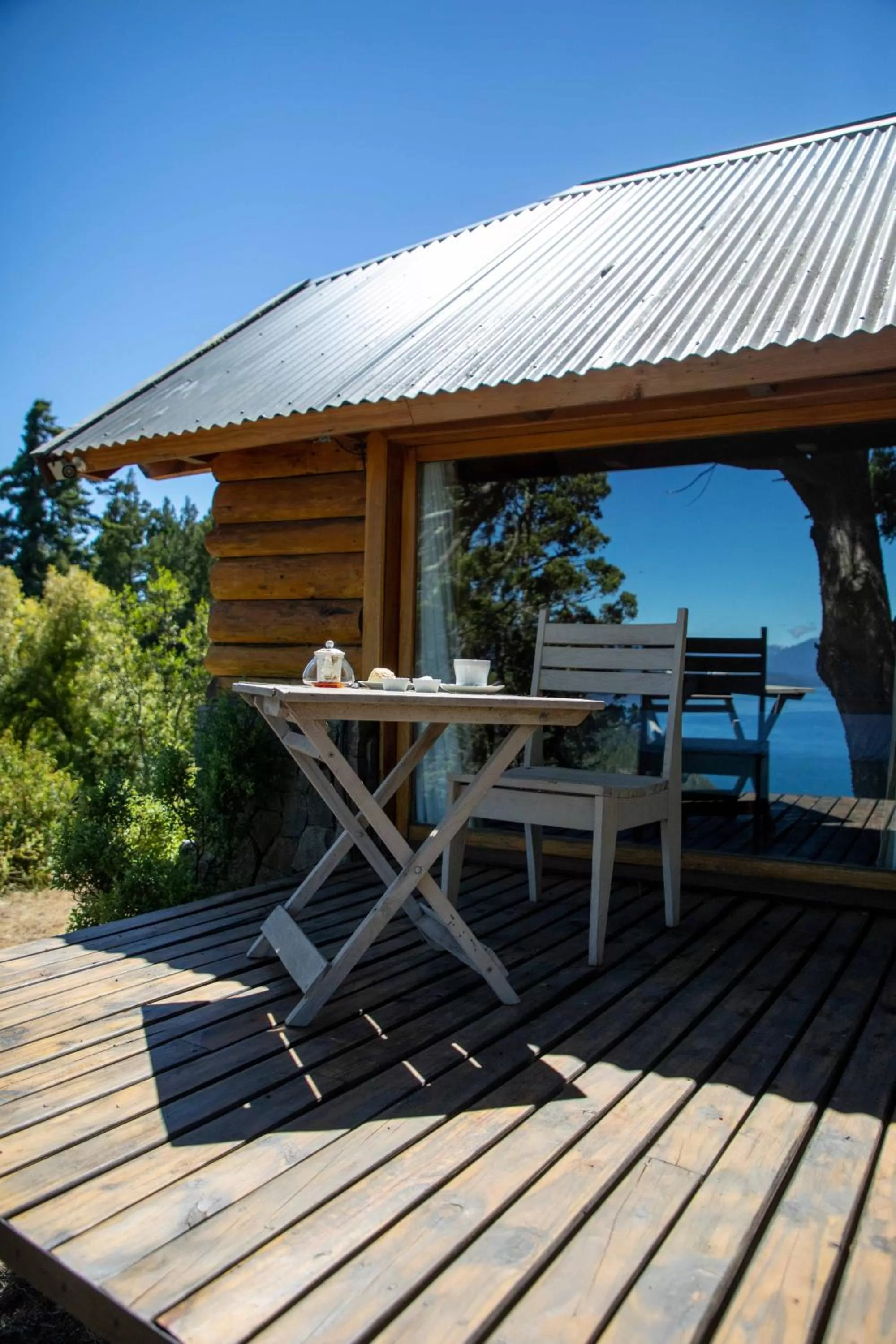 Patio in Arrayan Lake View Mountain Lodge & Casa De Te Arrayan