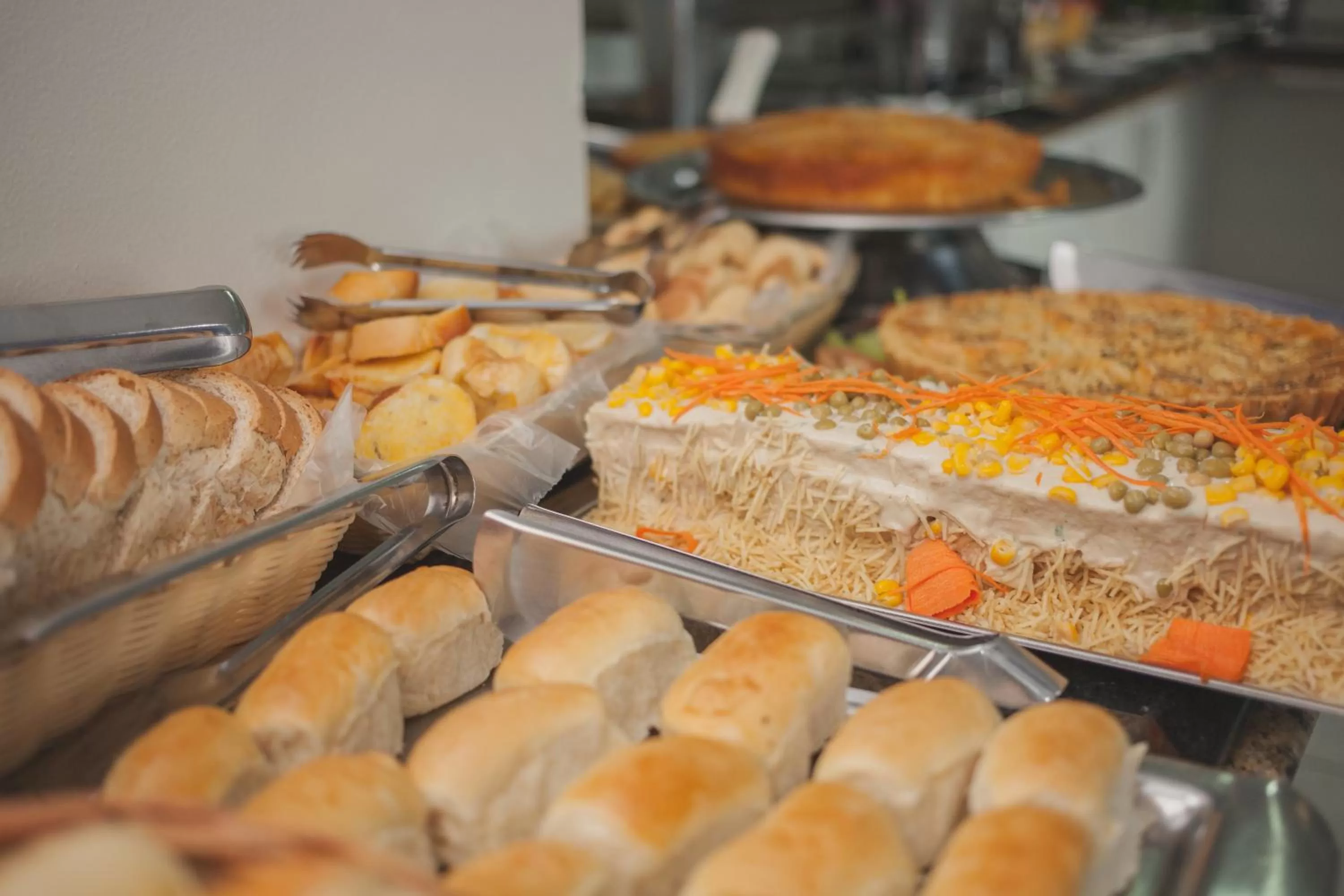 Buffet breakfast in Hotel Pousada Costa do Atlântico
