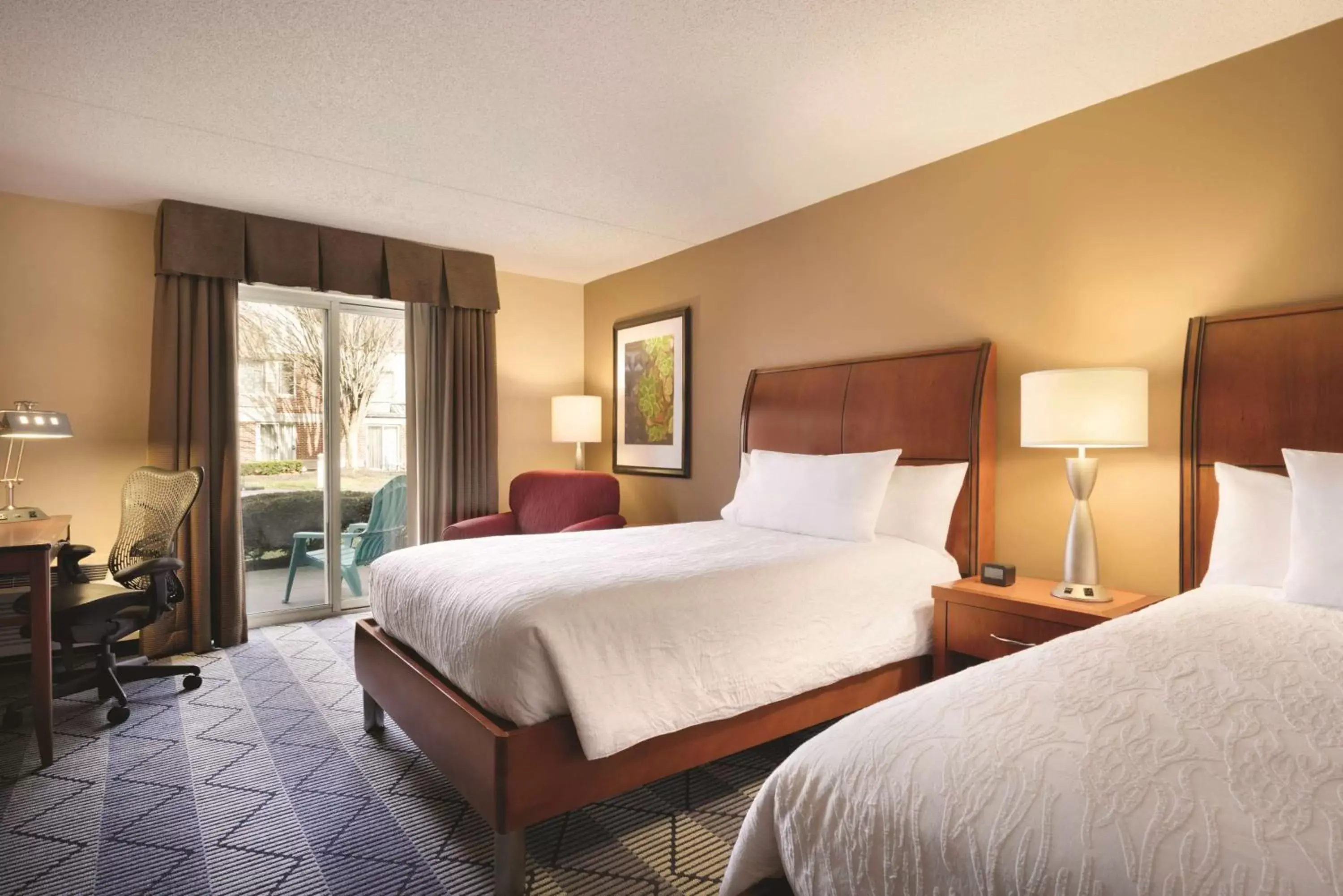 Double Room with Two Double Beds and View in Hilton Garden Inn Lancaster Double Room with Two Double Beds and View in Hilton Garden Inn Lancaster