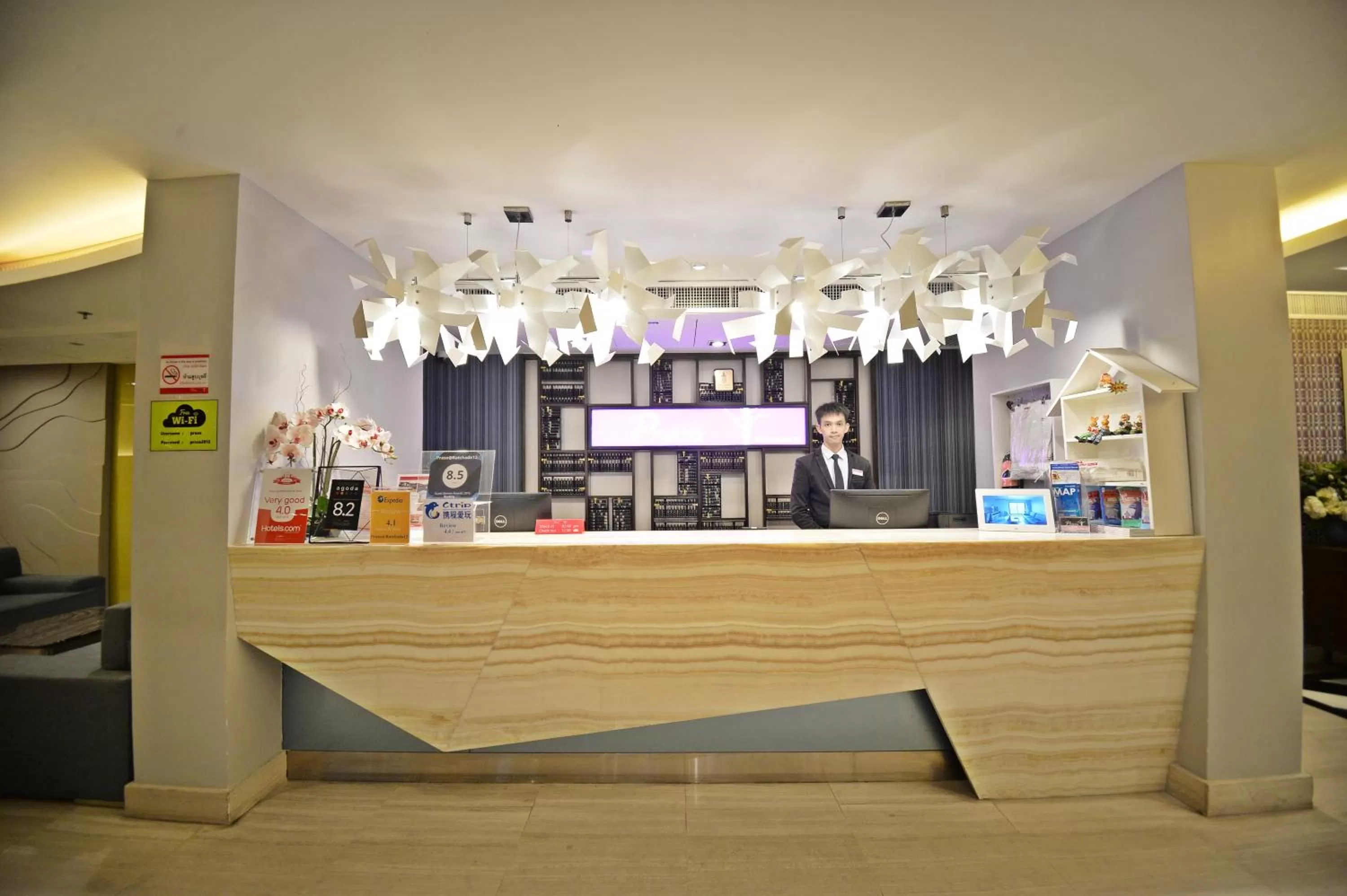 Lobby or reception in Praso@Ratchada12