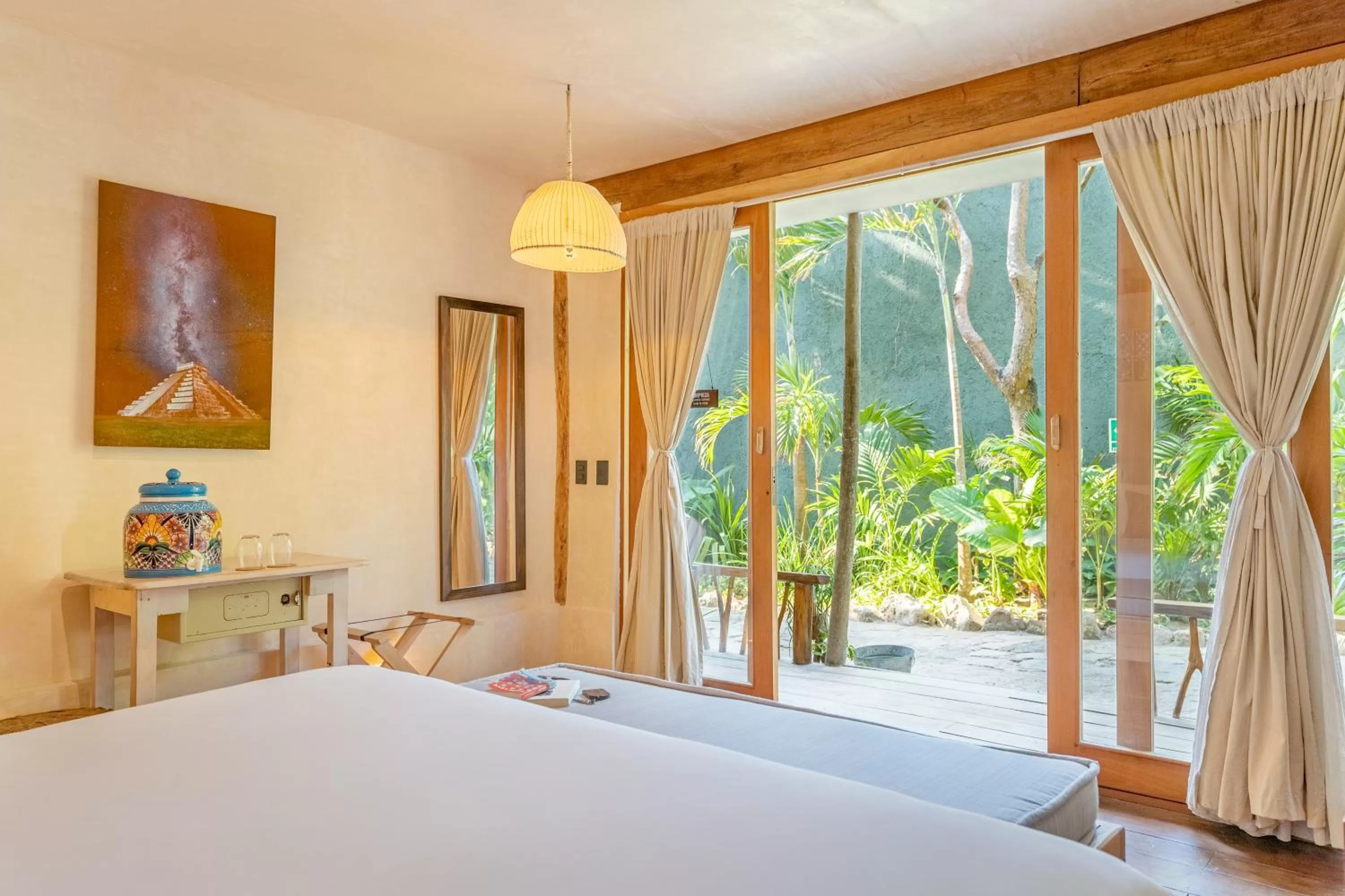 Bed in Casa Ganesh Tulum-Beachfront hotel by Ahau Collection