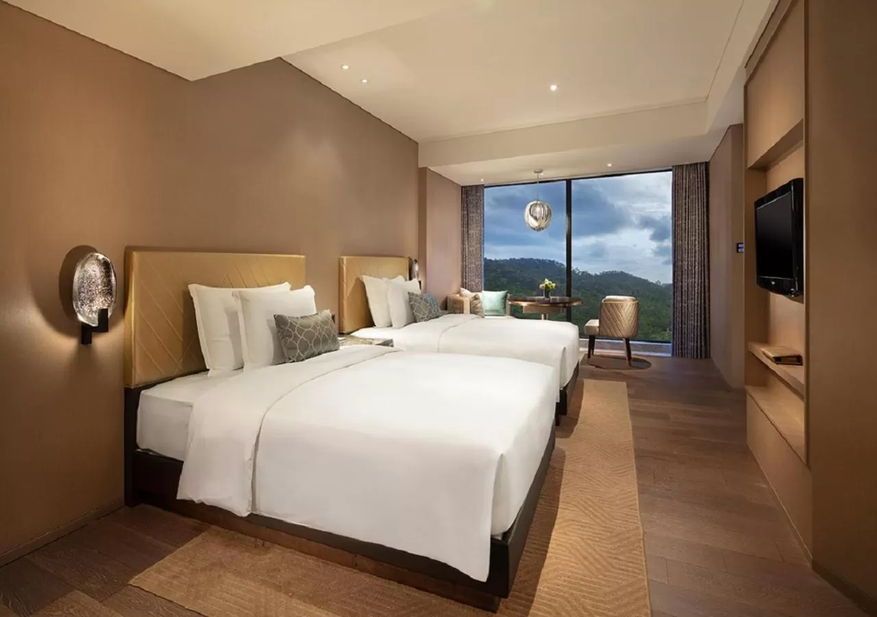 Bed in Grand Bay Hotel Zhuhai
