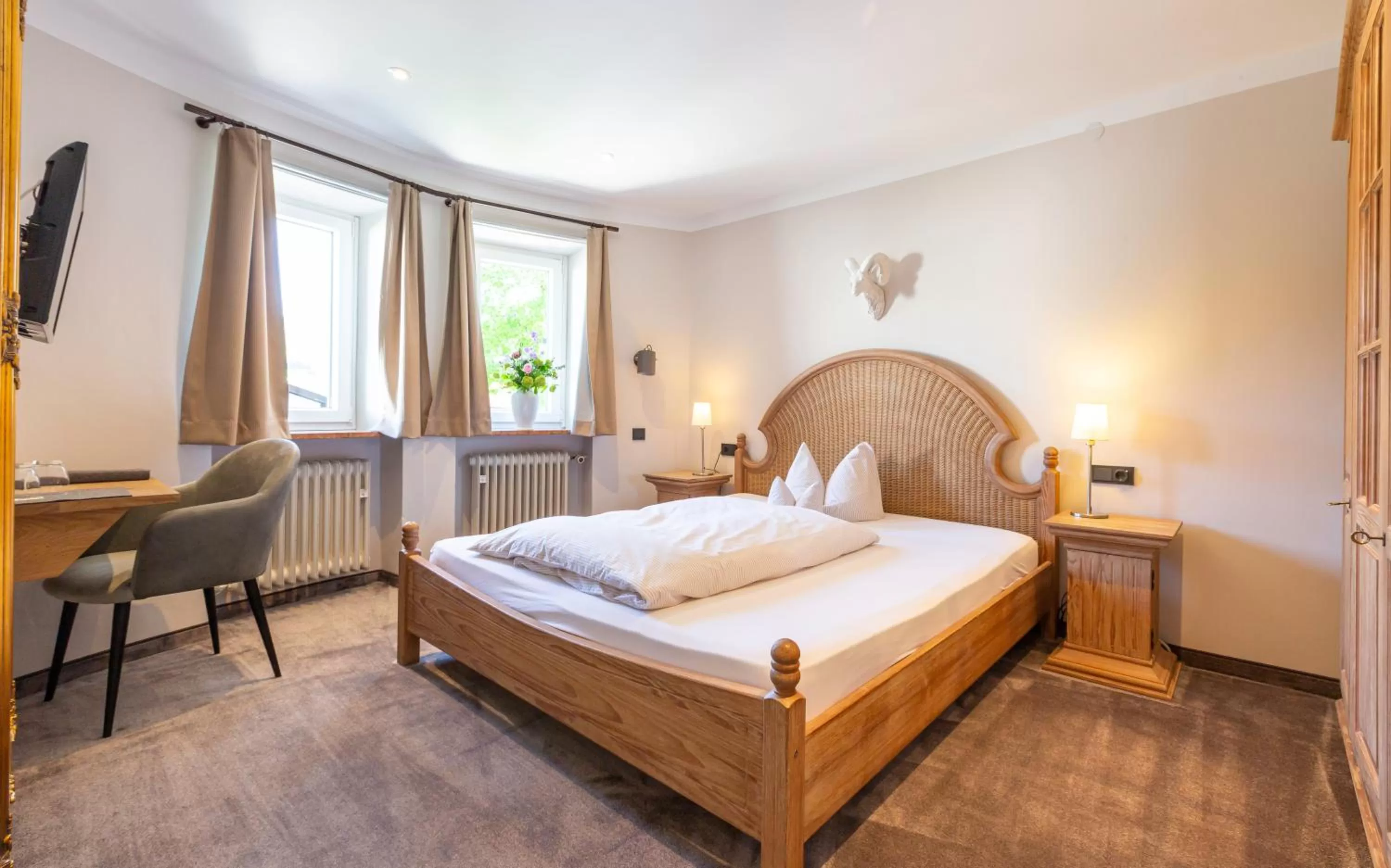 Bed in Hotel Berlin Tegernsee