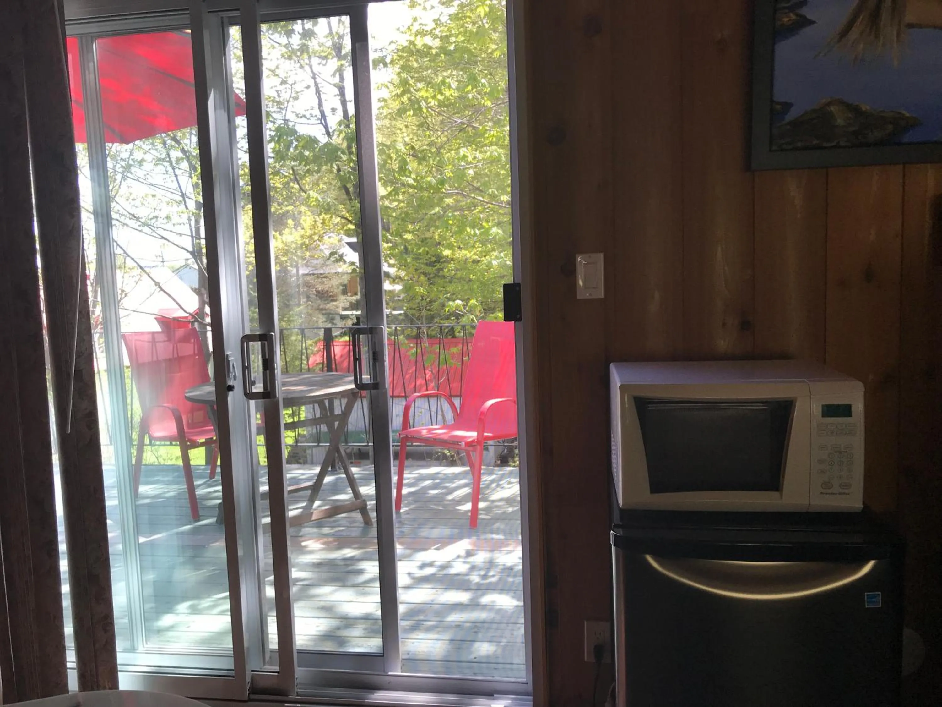 Balcony/Terrace in Auberge du Sault-à-la-Puce