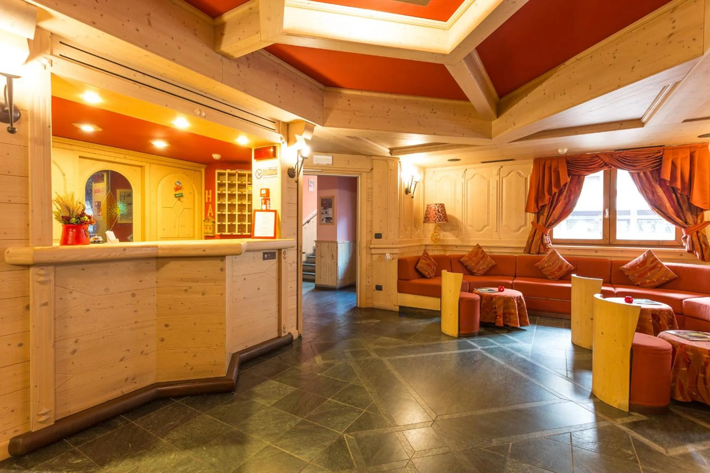 Lobby or reception in Hotel Arisch