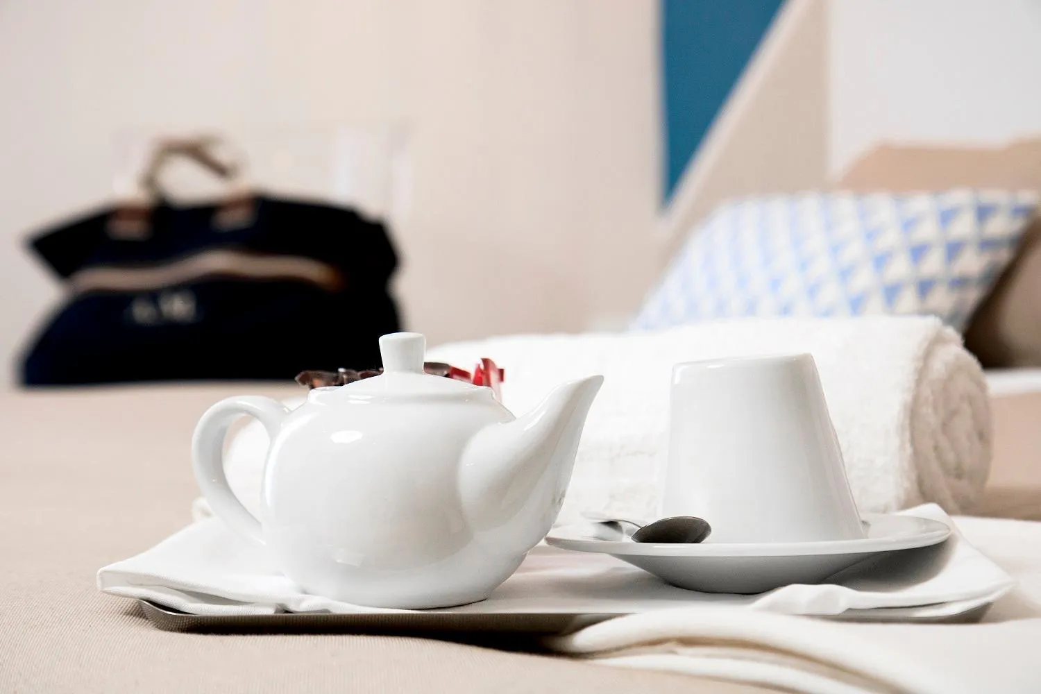 Bedroom, Bed in Hotel Rivage