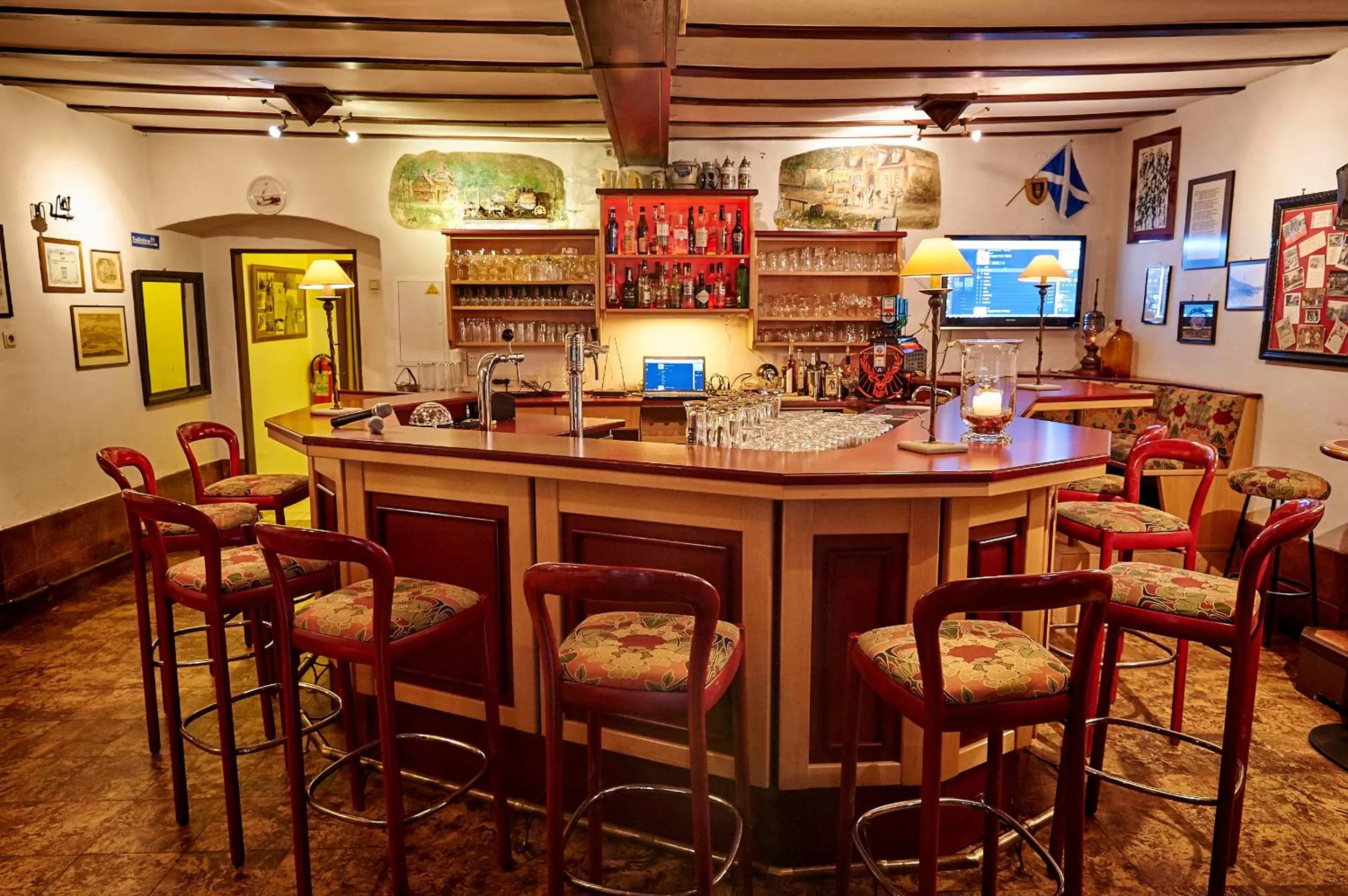 Lounge or bar in Vegan Hotel und Restaurants Nicolay 1881