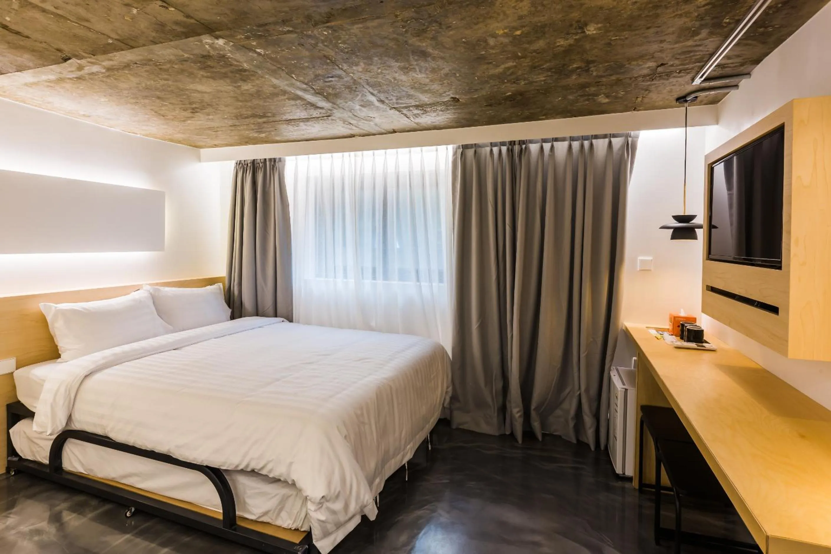 Bed in Hotel Baroato 2nd