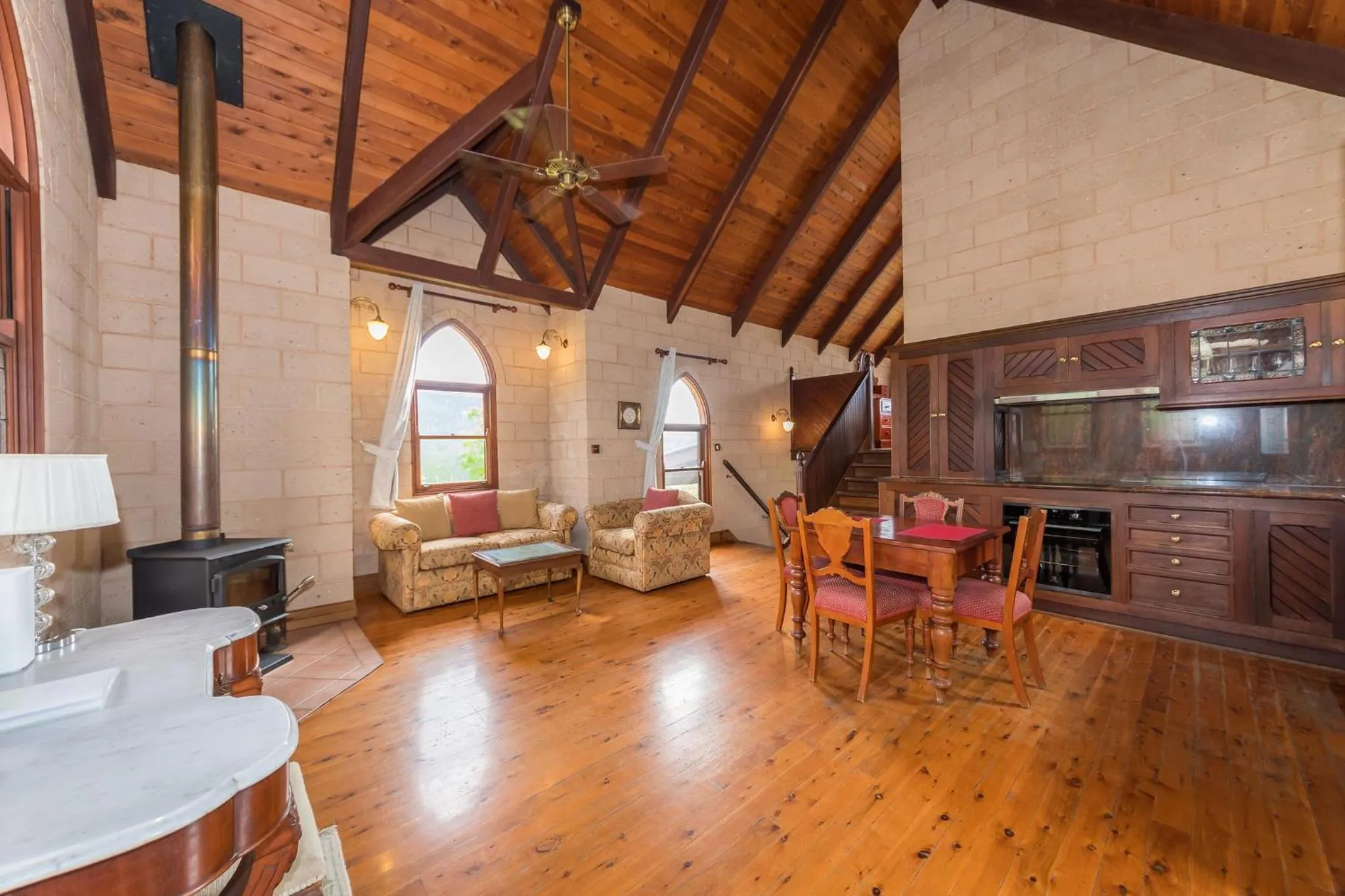 Living room in Clarendon Forest Retreat