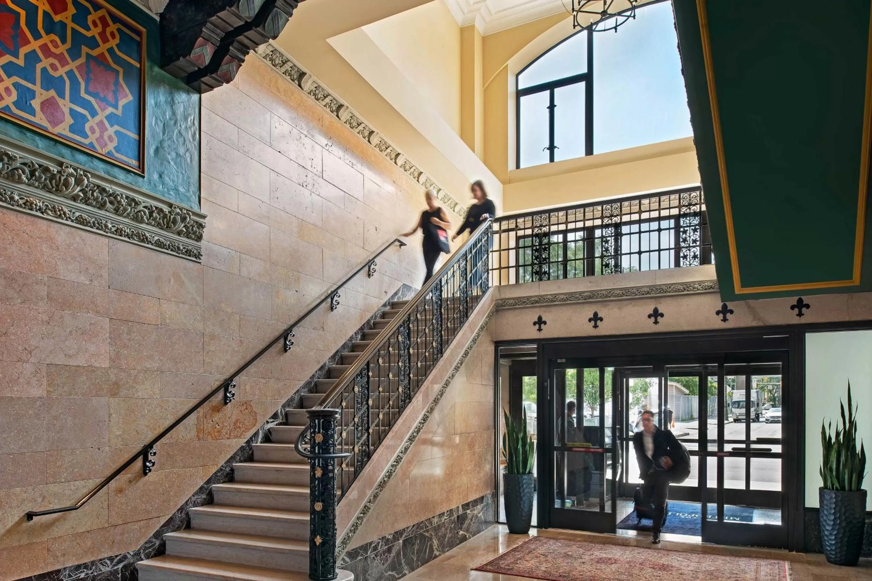 Lobby or reception in Element Detroit at the Metropolitan