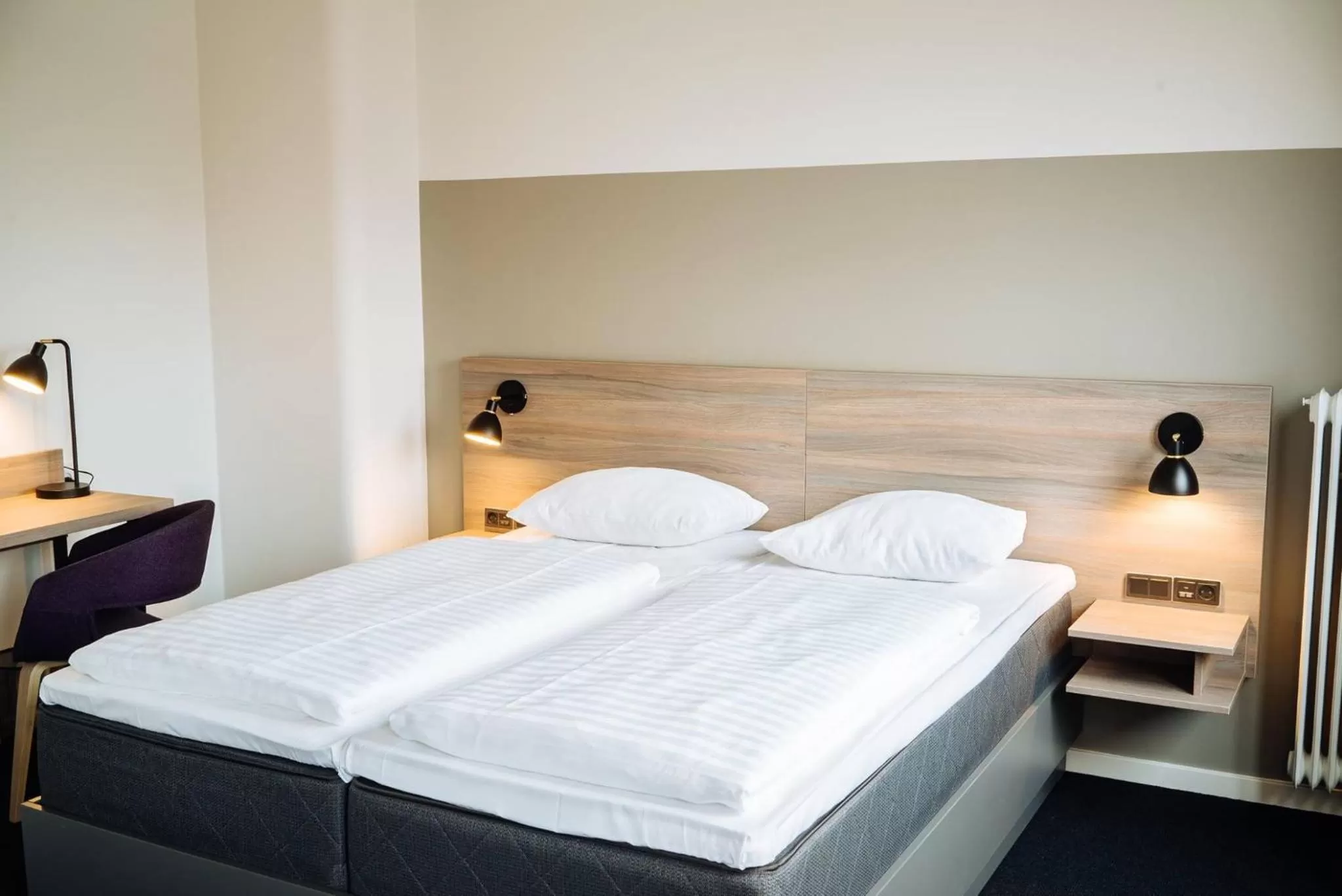 Bed in Copenhagen Go Hotel