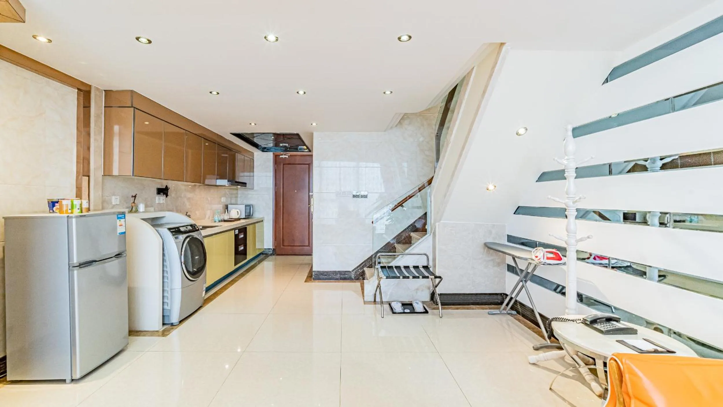 Kitchen or kitchenette in South & North International Apartment Beijing Road