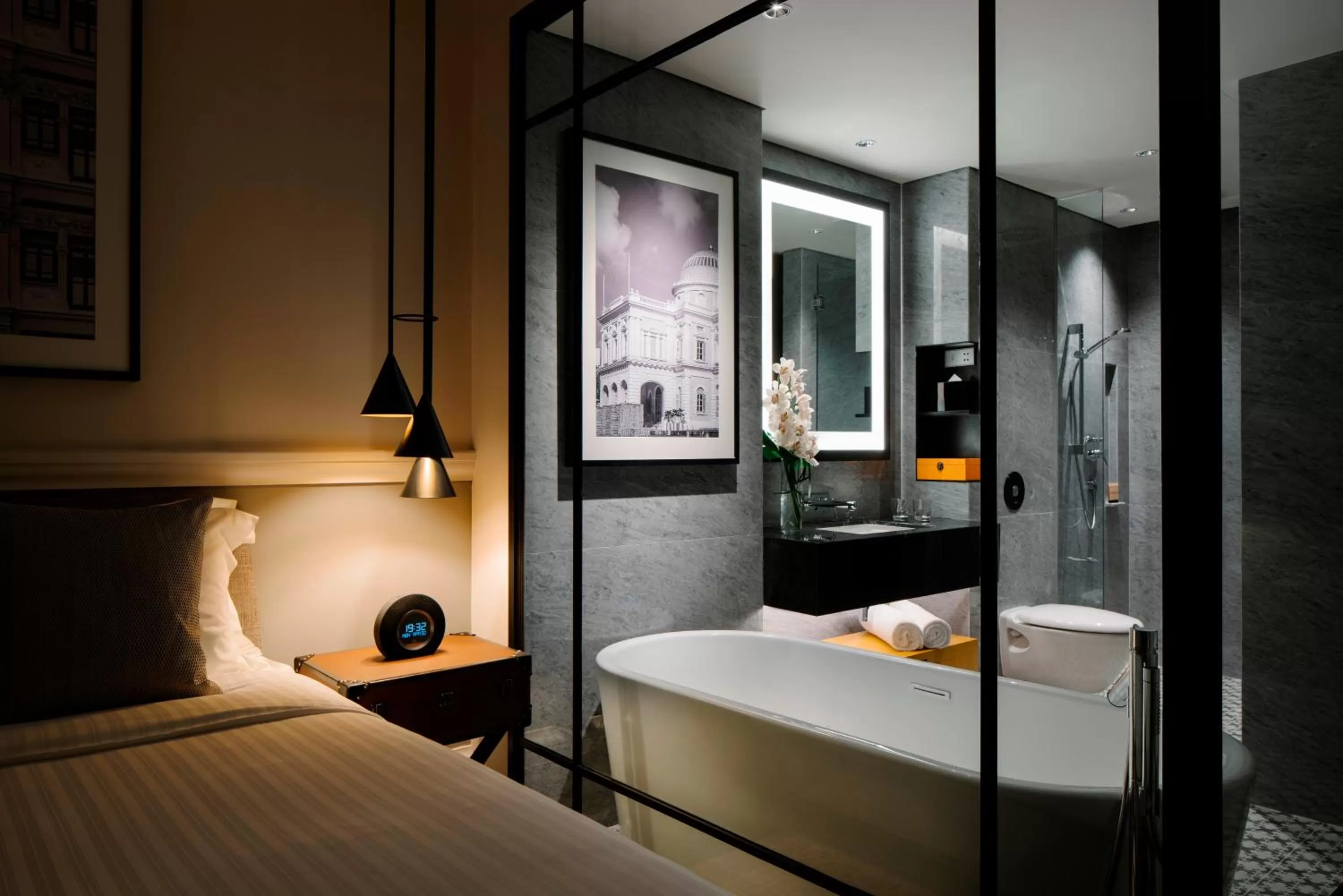 Toilet, Bed in Grand Park City Hall