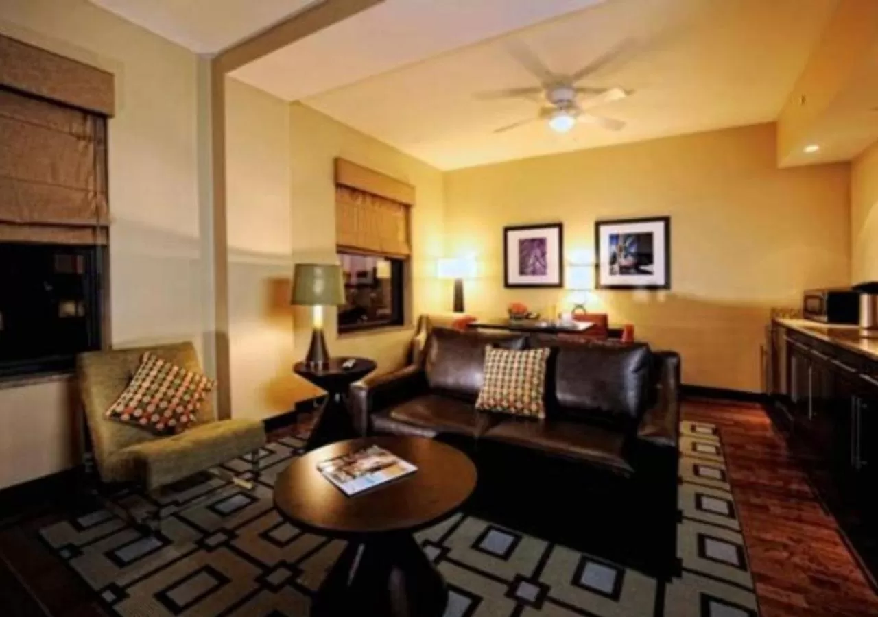 Living room in The Mayo Hotel