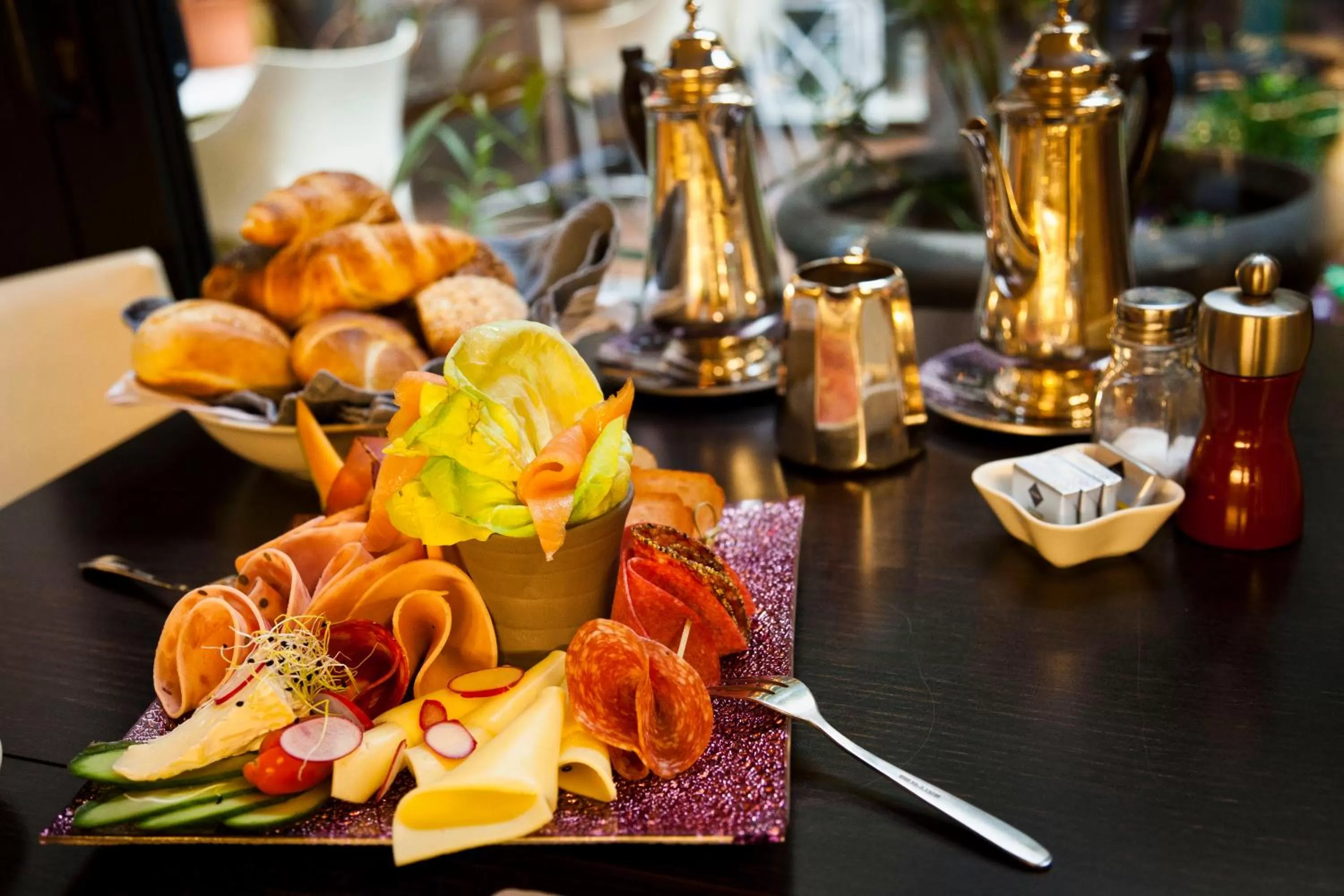 Food close-up in Hotel Diamonds and Pearls