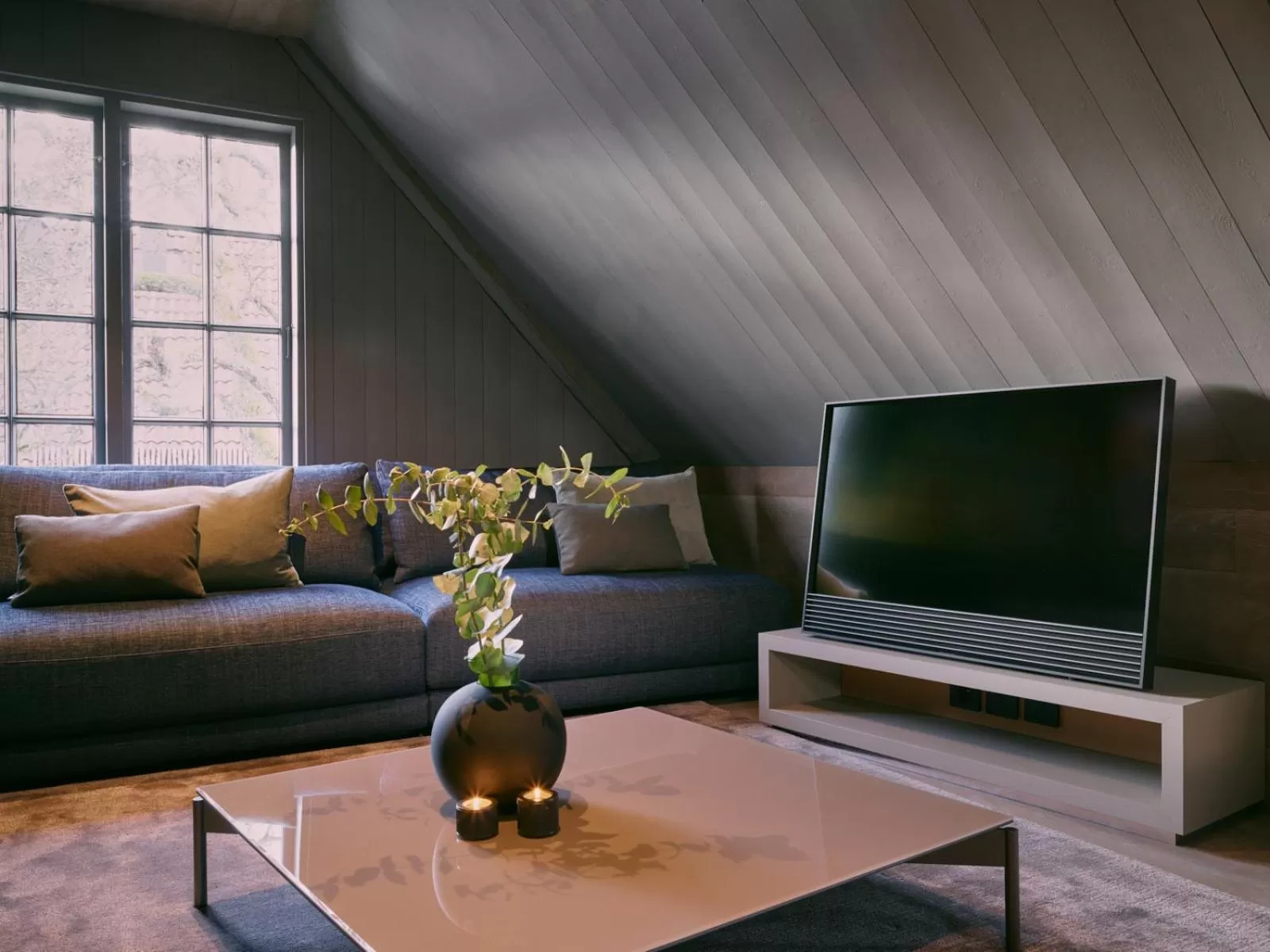 Communal lounge/ TV room in Tollboden Hotell - Unike Hoteller