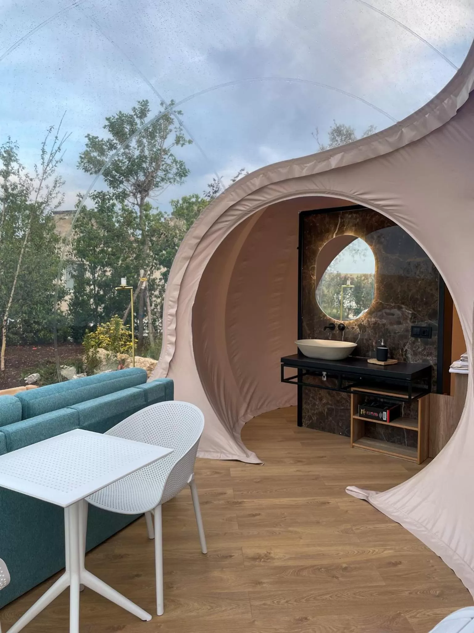 Communal lounge/ TV room in Tenuta Danesi - Camere - Appartamenti - Bubble Room
